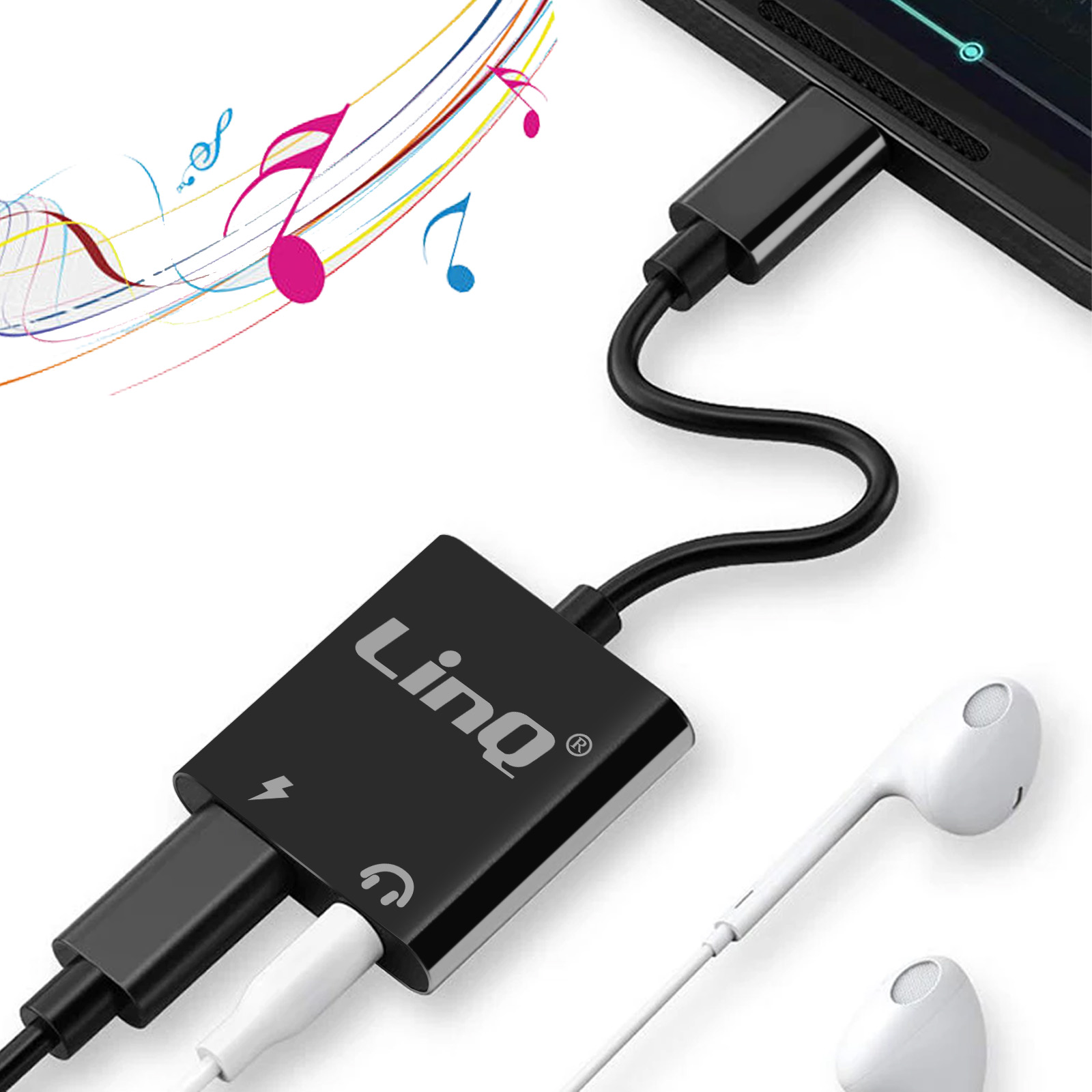 Adattatore Audio USB RJ9 Per Computer | Cavo Convertitore Per Cuffie Con Scatola Di Controllo Volume E Mute | Lunghezza 158 Cm