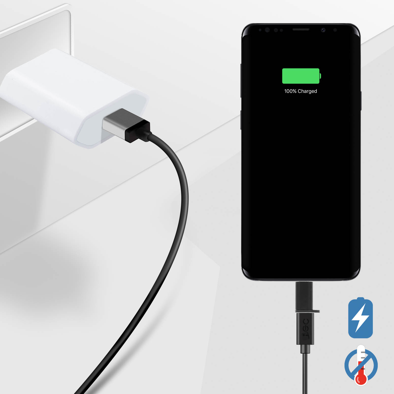 Lot De 4 Adaptateurs USB-C Vers Micro USB - Charge Rapide 18W, Transfert De Données | Pour Téléphones Et Tablettes, Design Porte-clés