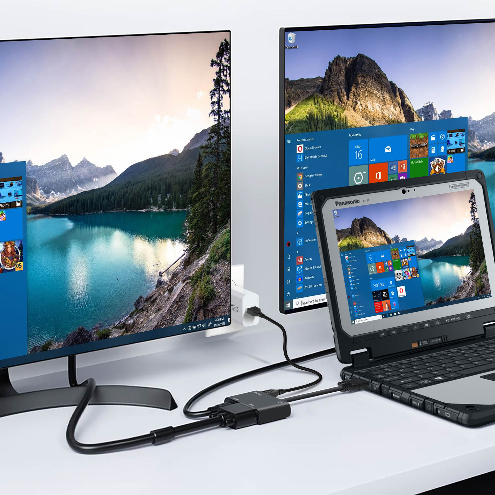Adattatore convertitore ad angolo retto da VGA maschio a femmina a 15