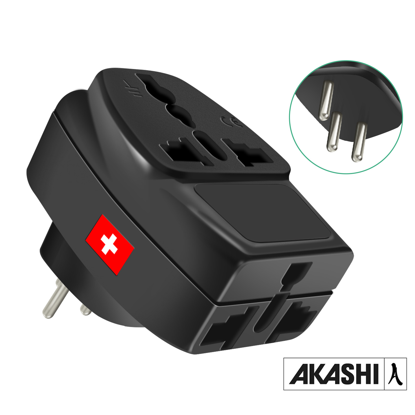 Adattatore Da Viaggio USA A UE Con USB-C PD 30W - SOKOO, Tipo C, Ricarica Rapida
