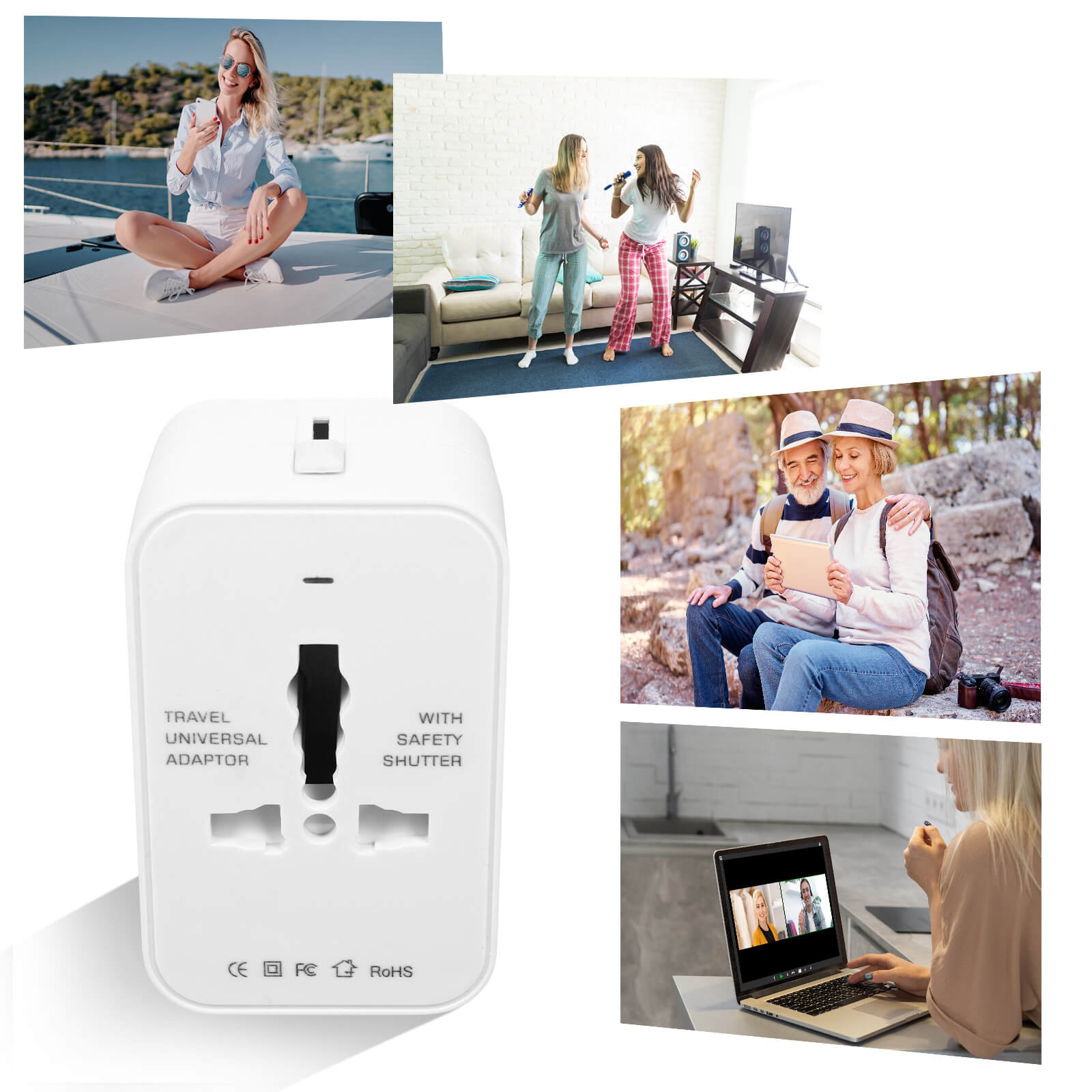 Adaptateur de voyage SKROSS Universel 4 USB