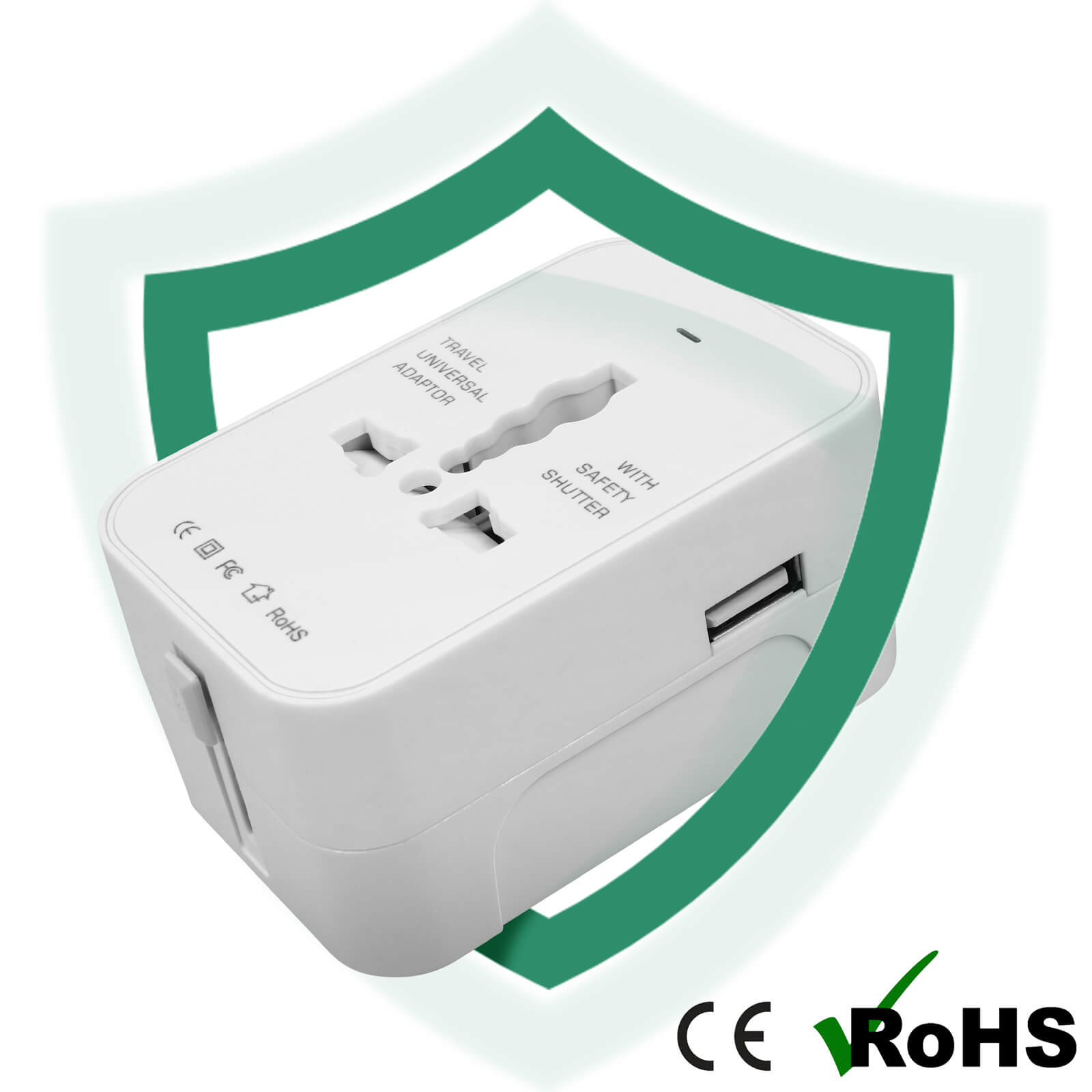 Adaptateur Voyage Universel 4 Ports USB - Compatible 150 Pays - Livraison Gratuite