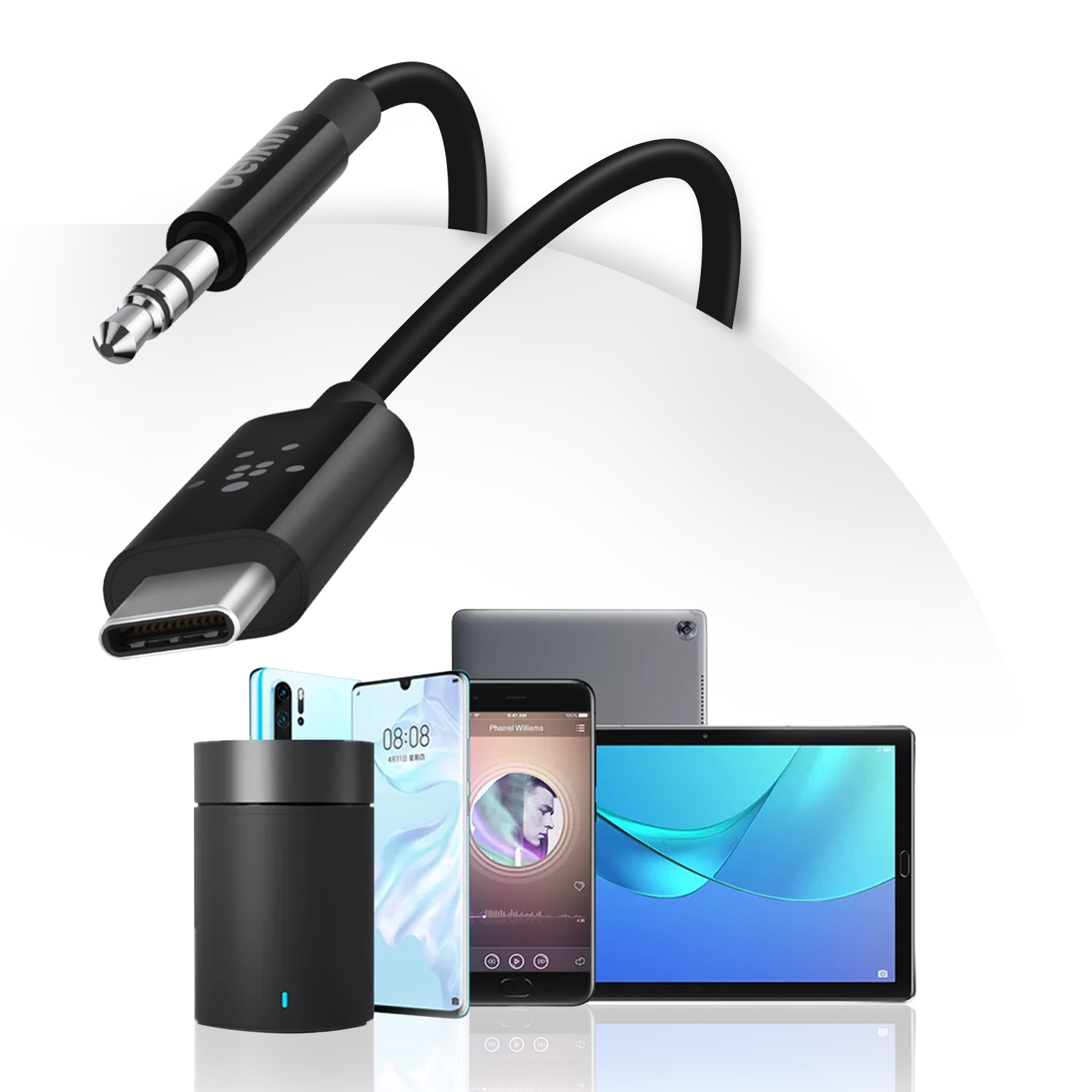 Belkin 3,5 Mm Cavo Jack A Spirale 1,8 M Nero - Foto 10