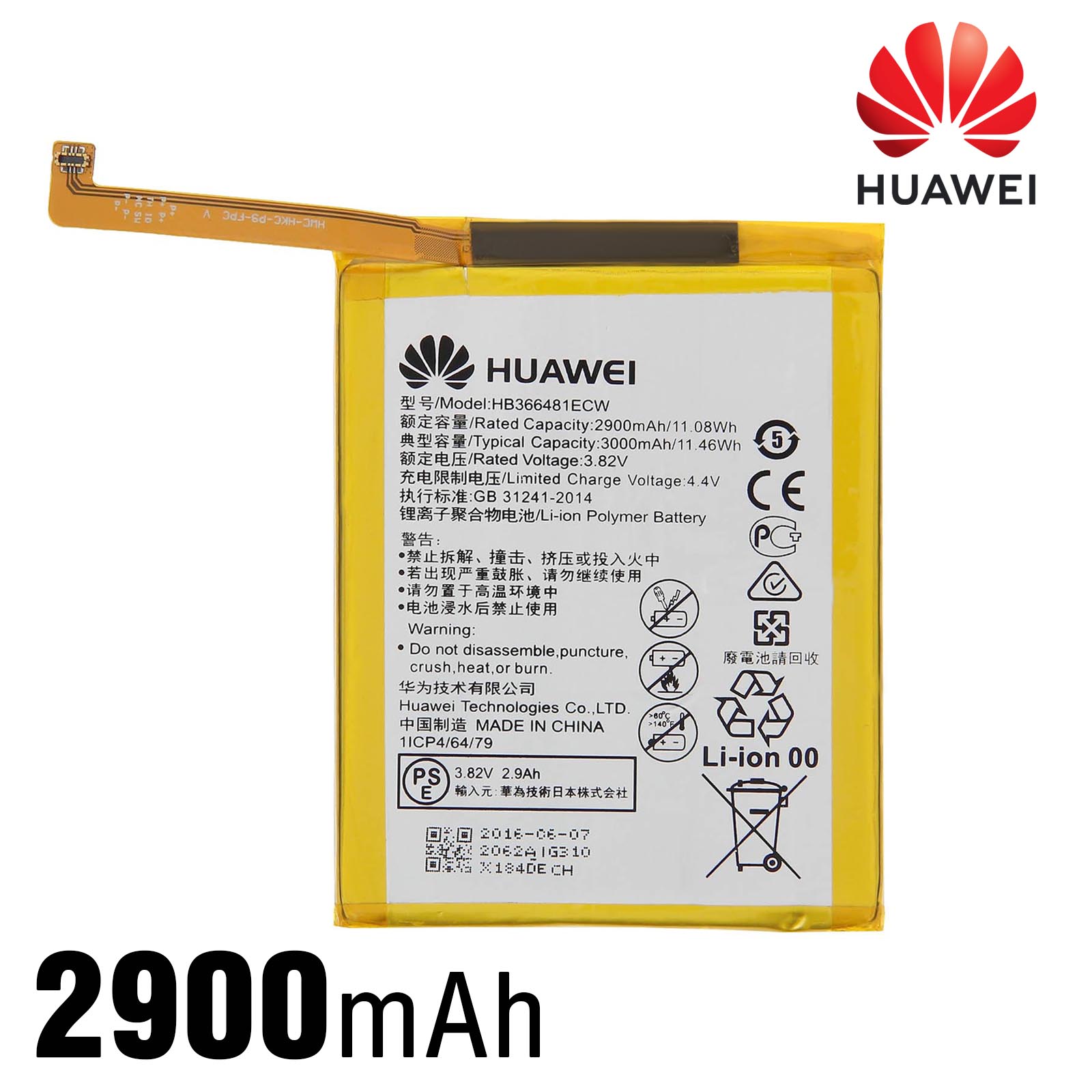 2 X BATTERIA Per Huawei P Smart 2019 POT-LX3 POT-LX1 POT-LX2 3400mAh - Foto 6