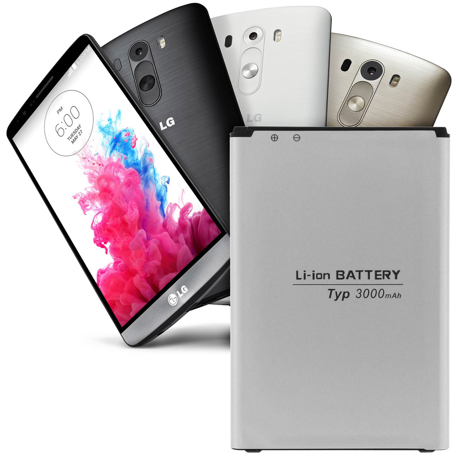 Batterie De Rechange 3000 MAh Compatible LG G4 - Neuve Et Fiable