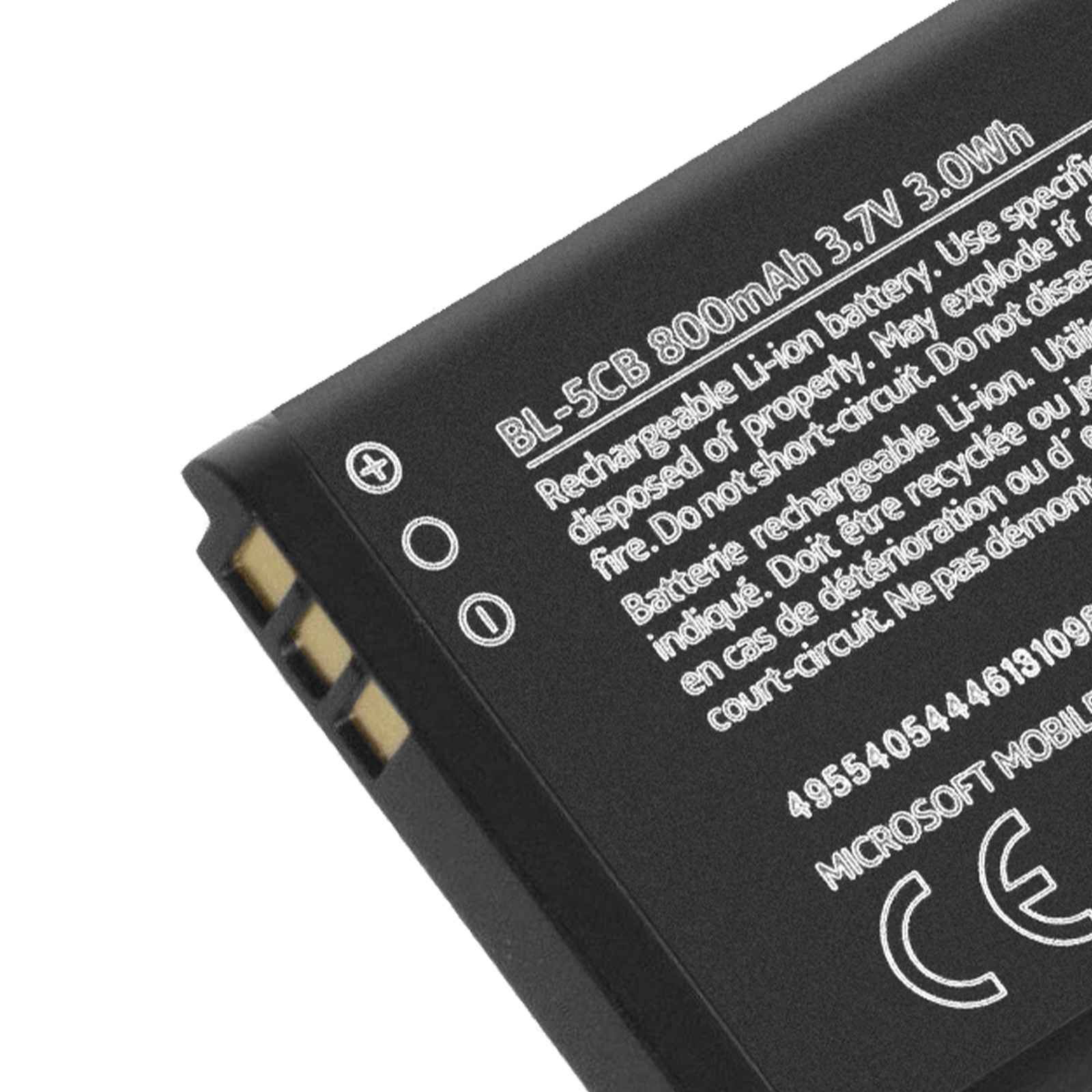 Batteria Nokia BL-5CB Originale 800mAh Ioni Di Litio Per 105, 1100, 1110 E Molti Altri