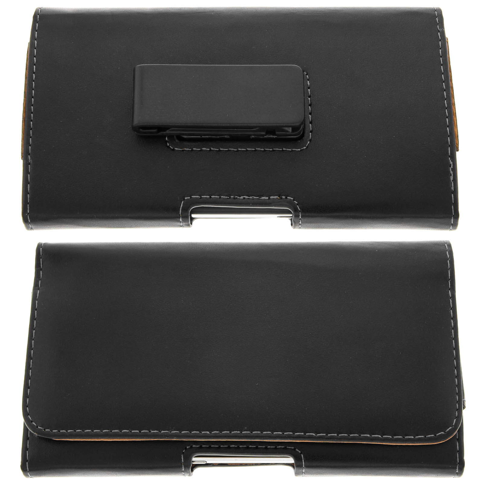 Étui Rotatif 360° Avec Clip Ceinture Pour Huawei P50 Pocket (2021) - Cuir Synthétique Noir