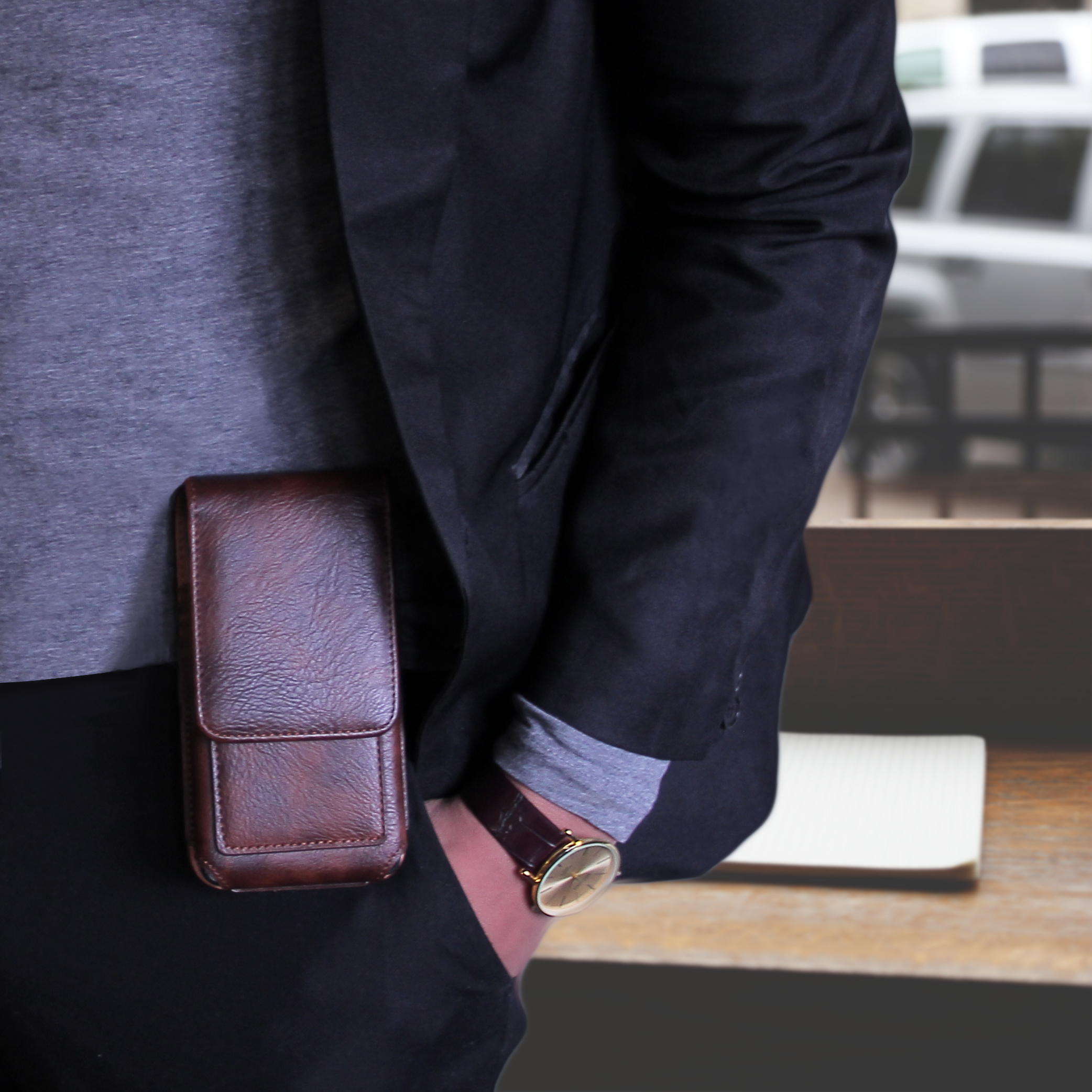 Étuis de Ceinture pour Téléphones Portables, Pochette Smartphone Holster Sacoche Ceinture Homme