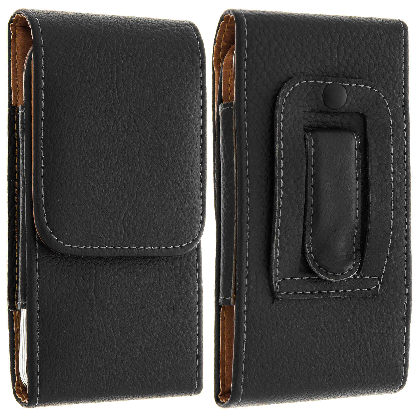 Funda Cinturón Vertical Negra 6,5 Pulgadas Para Smartphone
