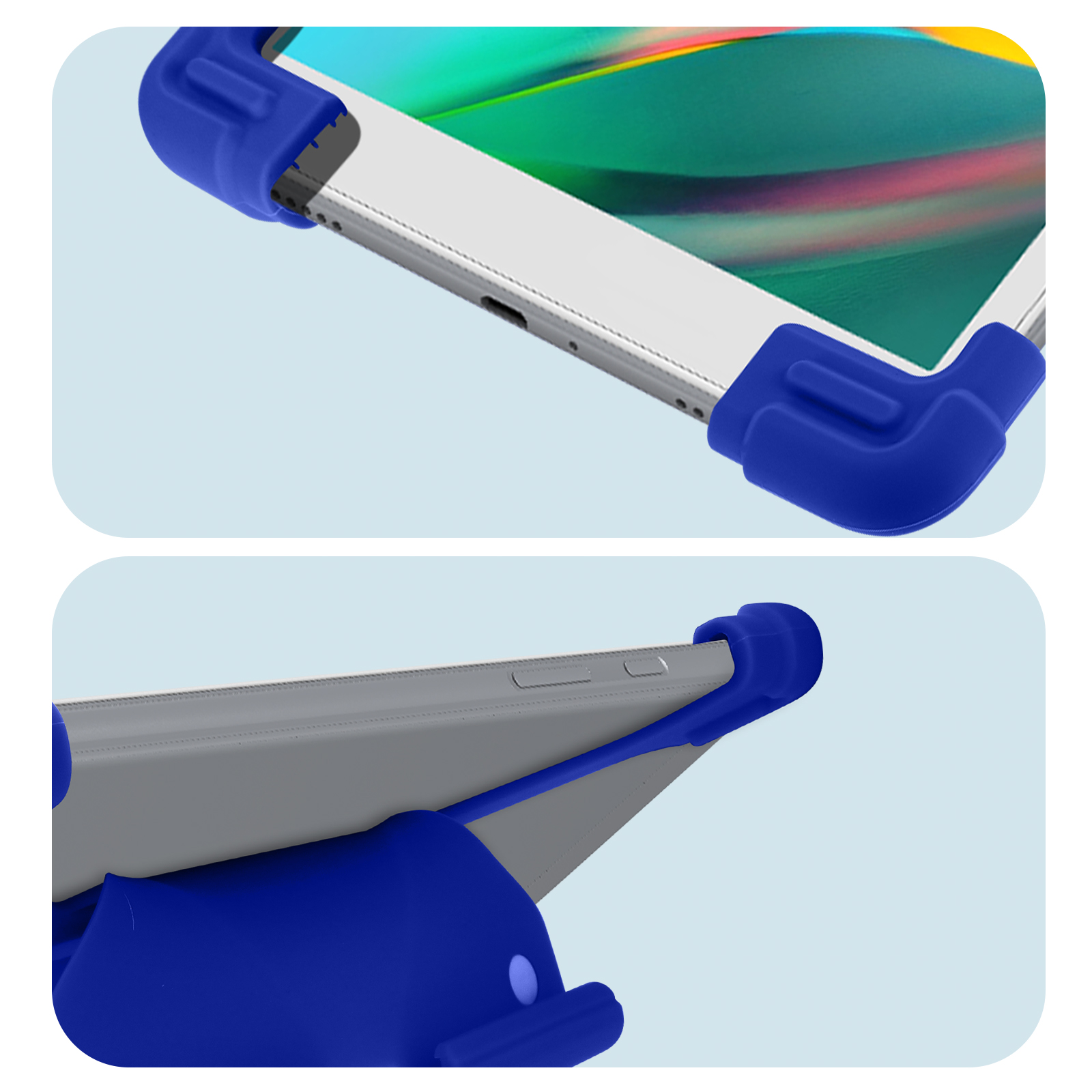 KURIO MERONCOURT Protettiva Skin Bumper Per 7 - Blu - Foto 7