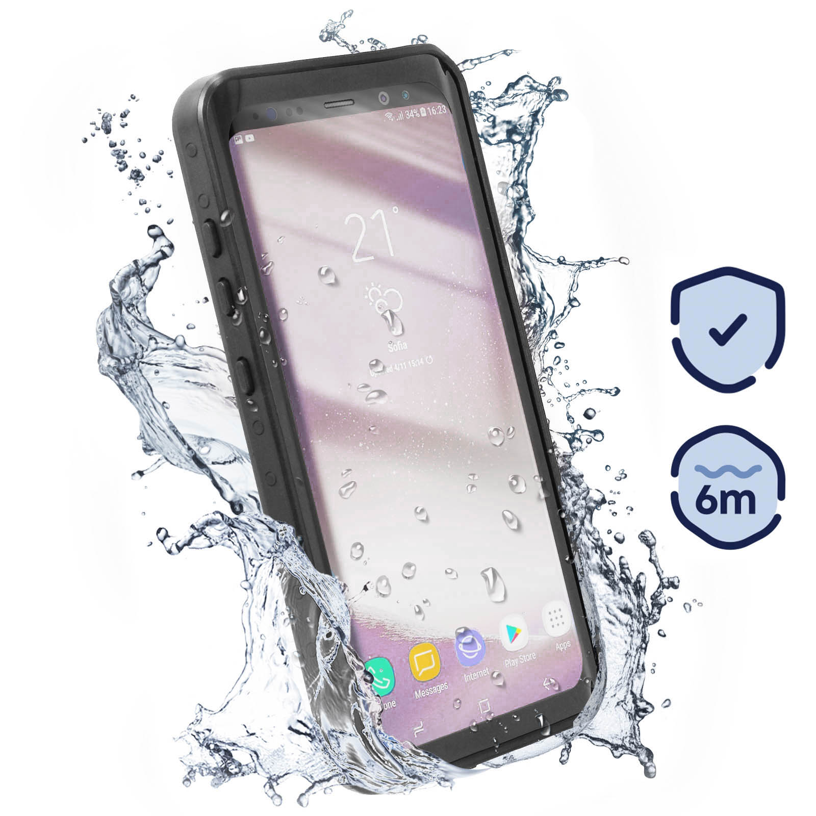 Housses étanches pour Samsung Galaxy S8 Plus sur