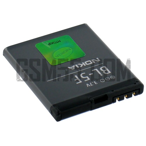 Batería BL5F BL-5F Para Nokia N72 N95 N93i E65 6210 6260 S 6290 N96 N98 6710n X5 01 C5 01 6290 De 950mah