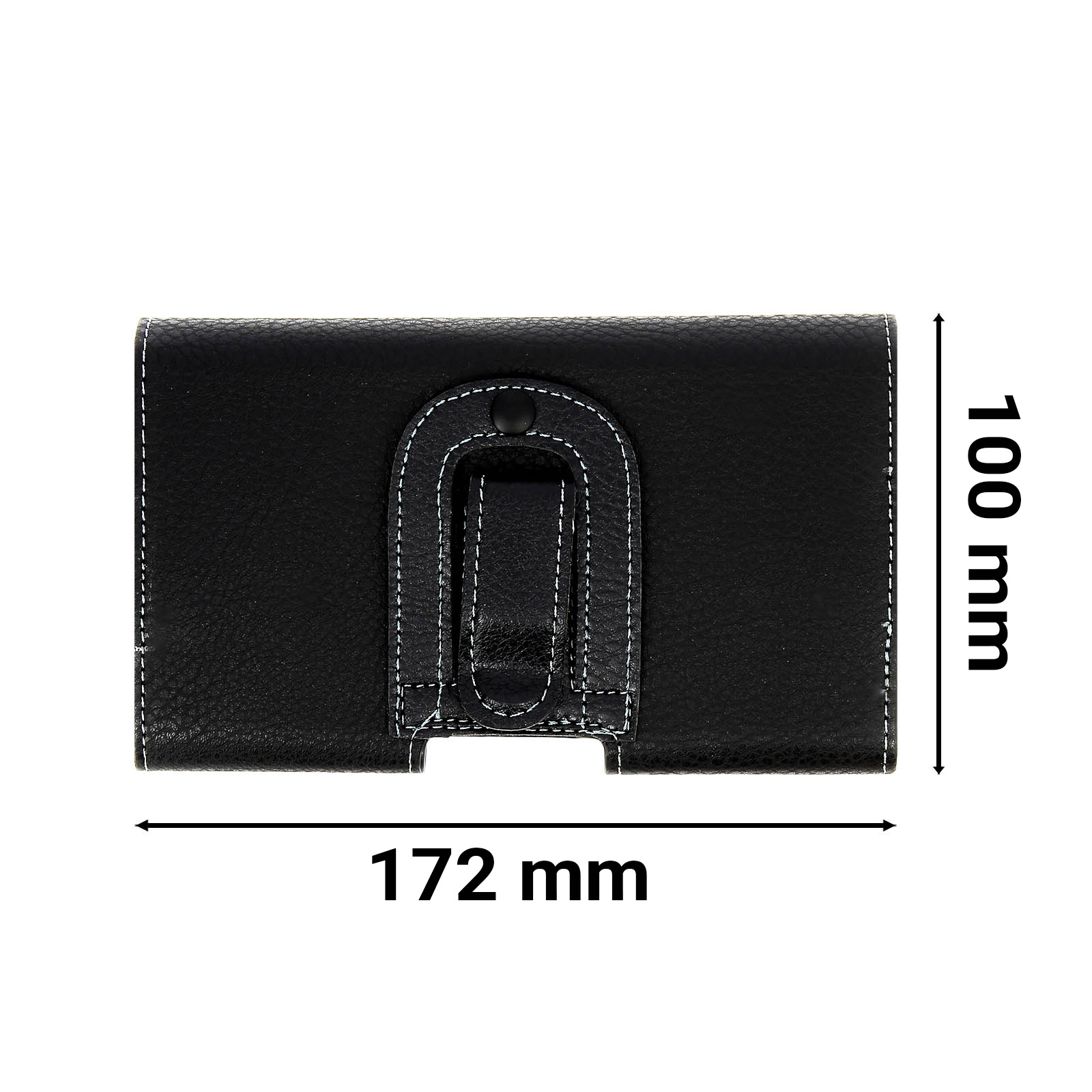 Ozzzo housse etui coque horizontal ceinture noir pour LG KE800
