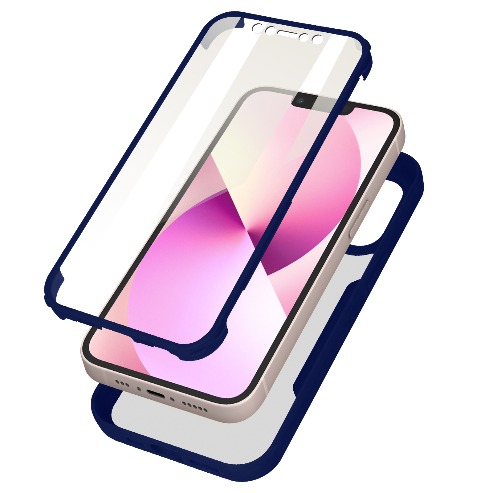 TUUTPU Cover per iPhone 13 6,1'' con Cordino, Custodia Brillantini Liquido con Collana Trasparente Ultra Sottile Silicone Antiurto Protettivo Sabbie Mobili Case per Cellulare Cordoncino, Nero