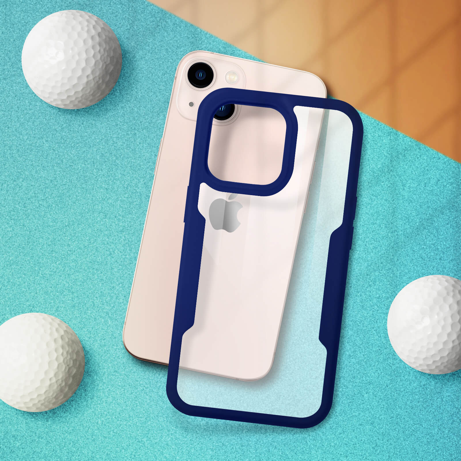 Cover Trasparente Per IPhone 13 Con 2 Vetri Temperati - Custodia Anticaduta In Silicone, Protezione 360°