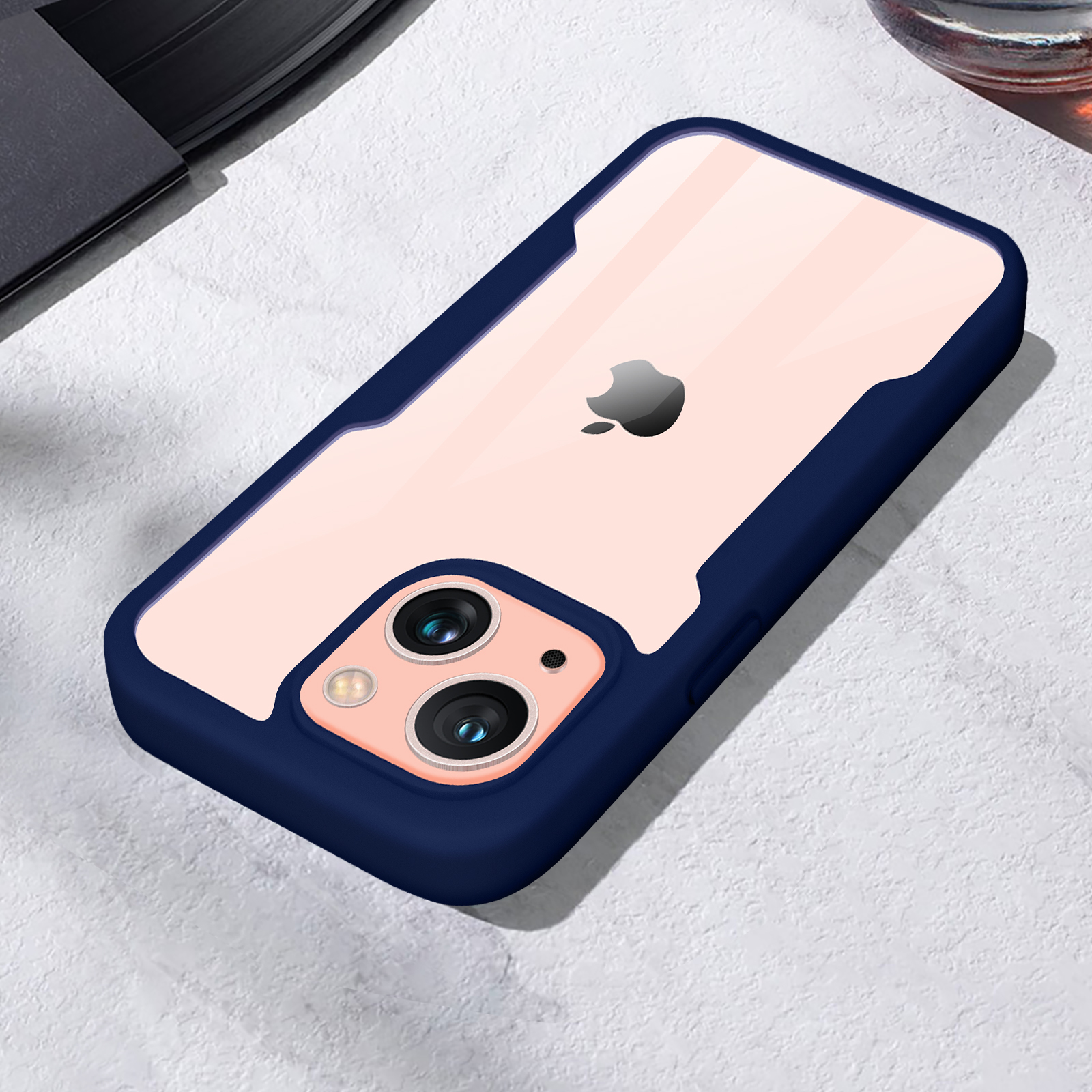 IVoler Custodia Trasparente Per IPhone 13 Mini 5.4'' - Cover Antiurto In TPU Morbido, Paraurti Assorbimento Urti, Protezione Fotocamera, Sottile E Leggera