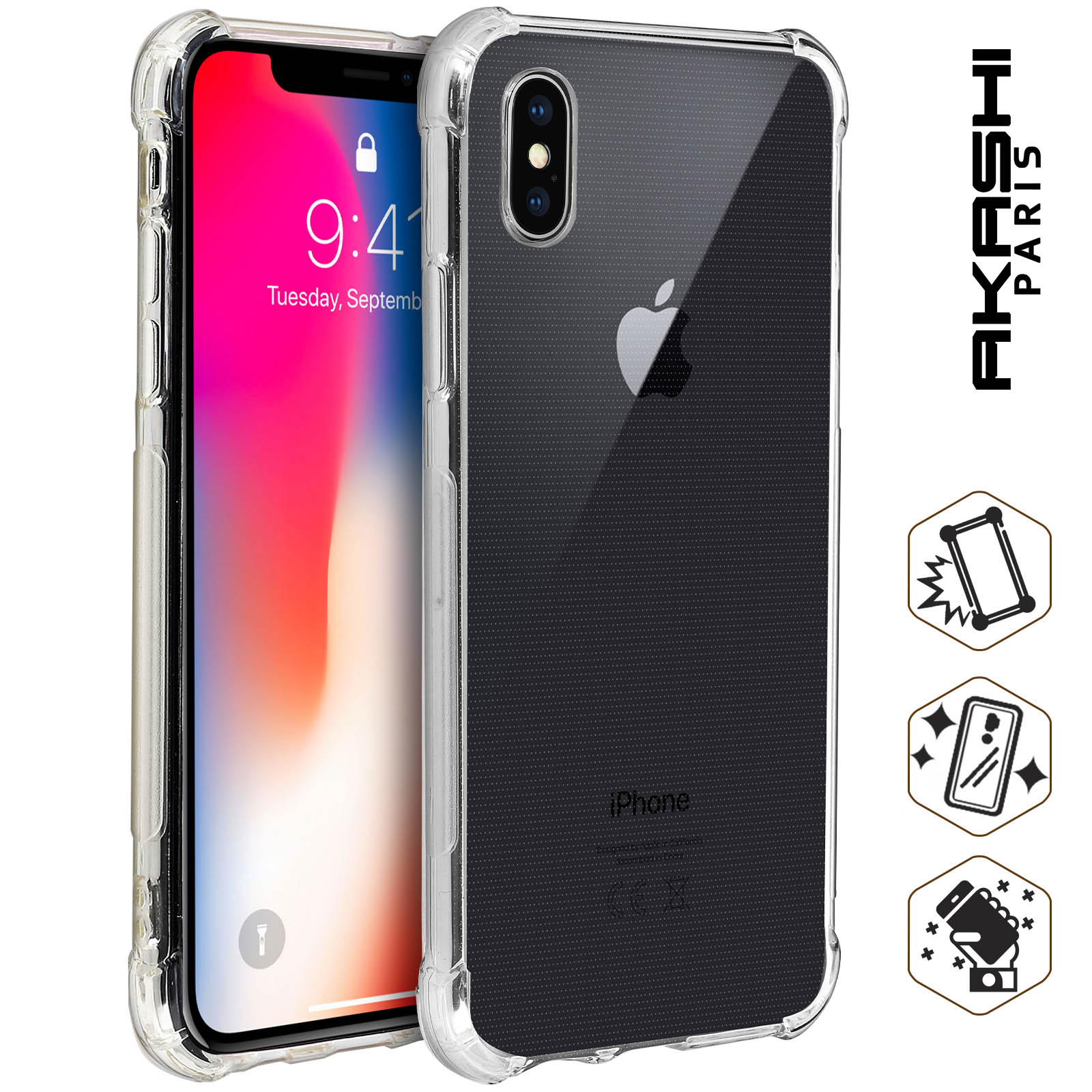 Coque Transparente Pour Oppo A16 / A16S avec Lanière / Bandoulière