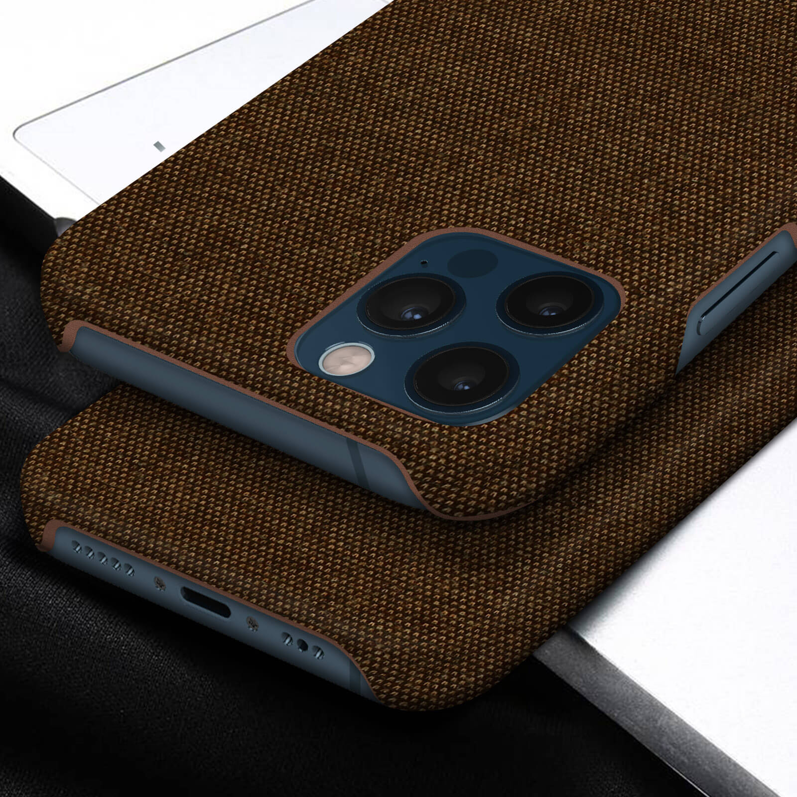 Suncase Custodia In Pelle Originale Per IPhone SE/5s/5 – Porta Cellulare Realizzato A Mano In Europa, Con Fodera In Velluto E Linguetta