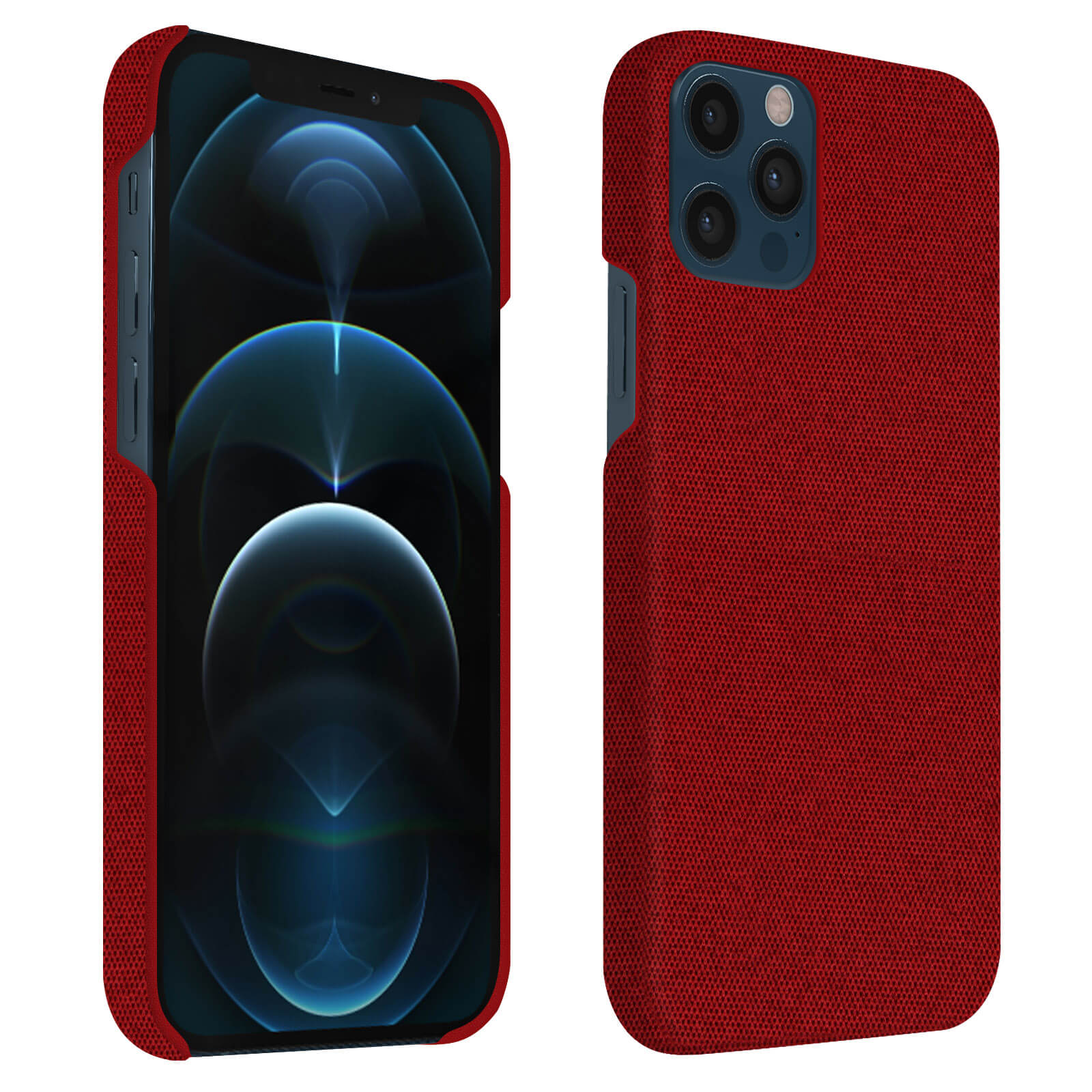 SmoBea Custodia compatibile per iPhone 12 Pro Max, [retro in vetro