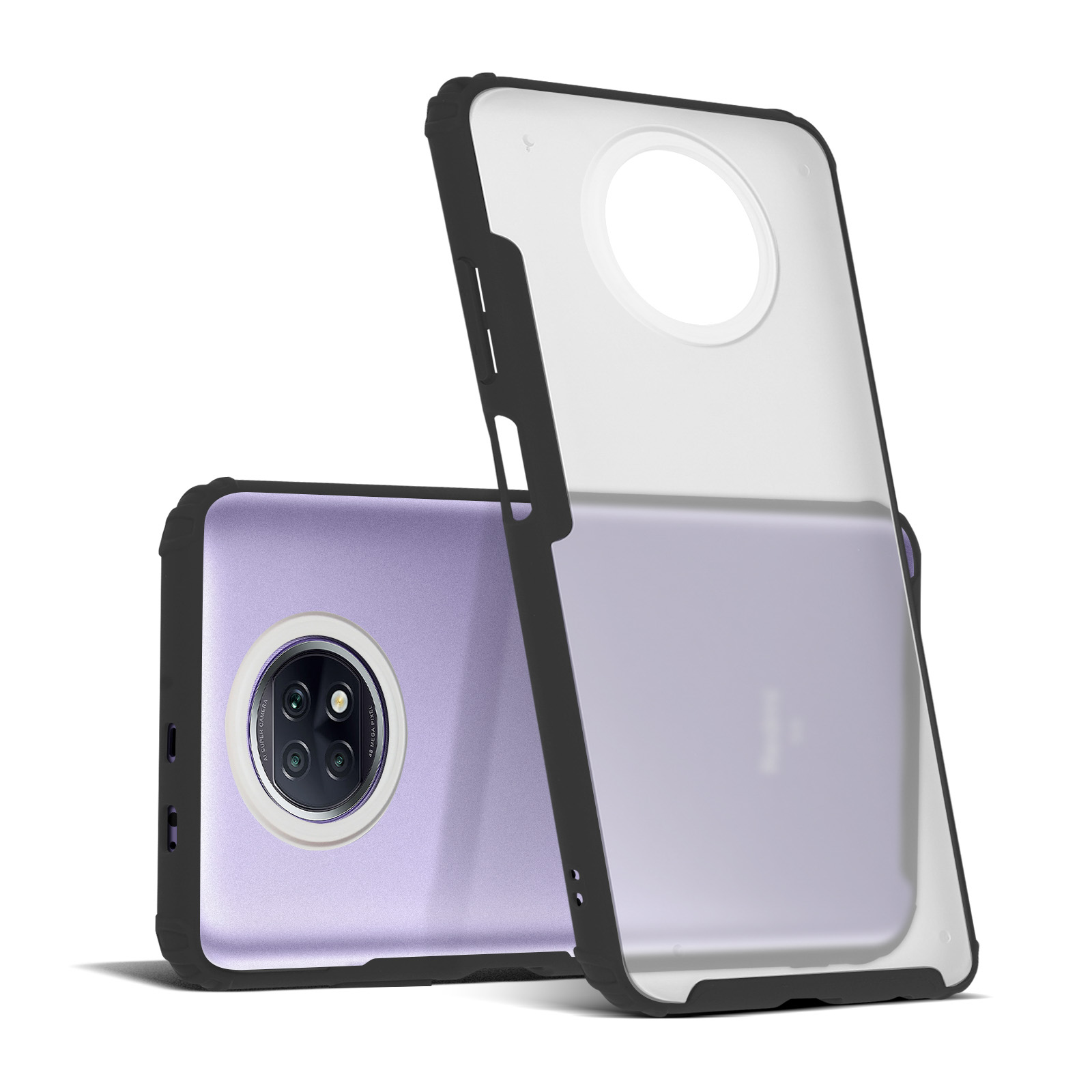 Cover 360° Trasparente Per Xiaomi Redmi Note 9T 5G – Custodia TPU Fronte Retro Antigraffio