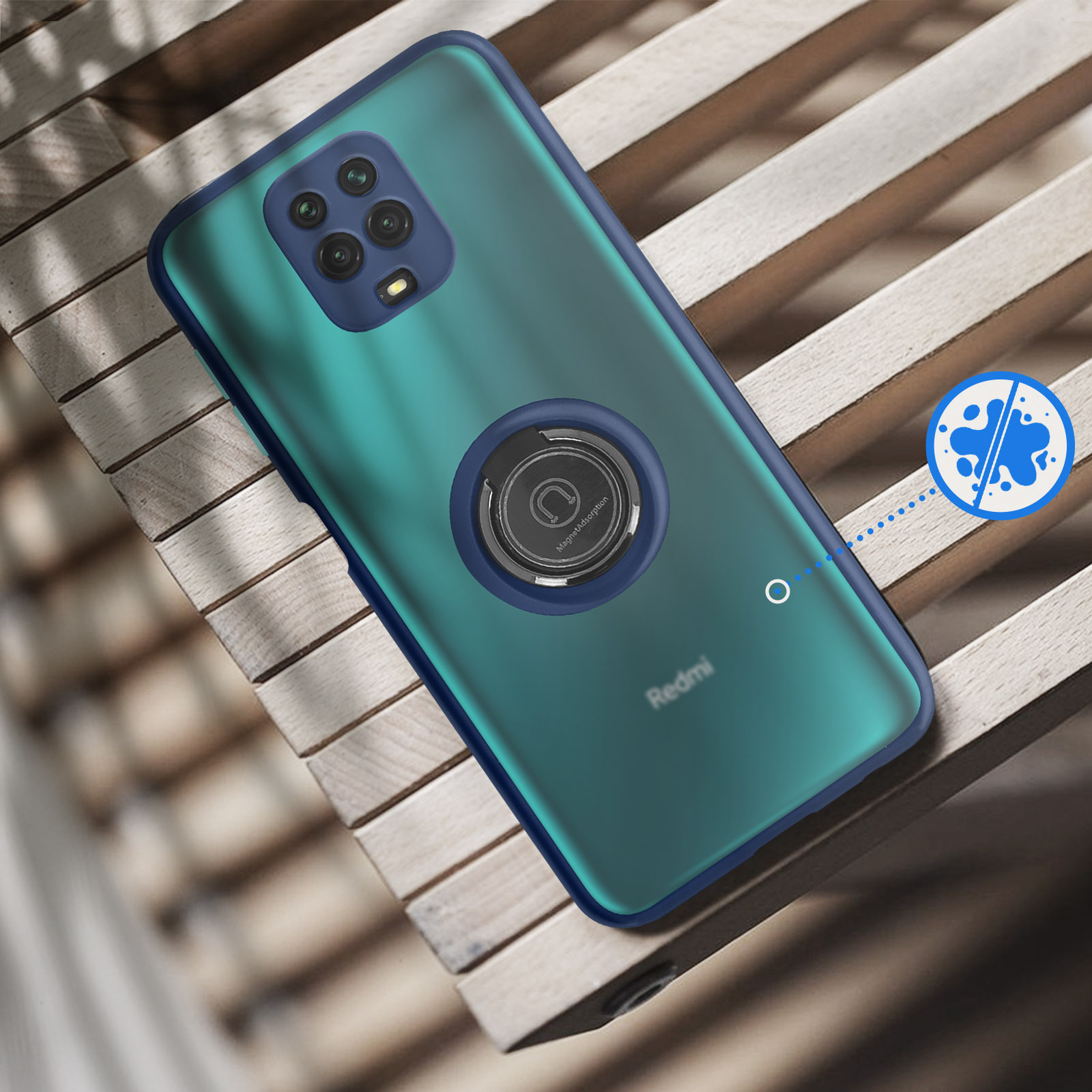 Comprar Tapa Trasera O Tapa Bateria Plata Para Xiaomi Redmi Note 9S / Redmi Note 9 Pro Calidad