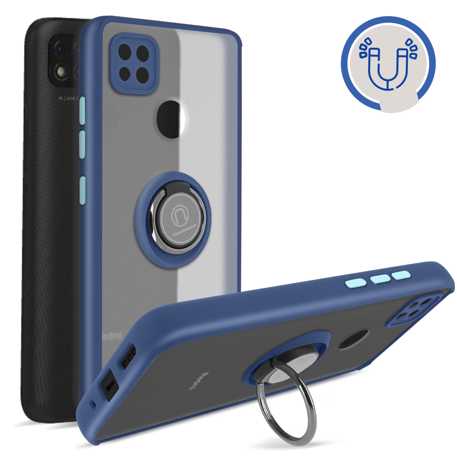 Coque 360° Pour Xiaomi Redmi 9C - Protection Intégrale Gel + Rigide - Transparente - Neuf Sous Blister