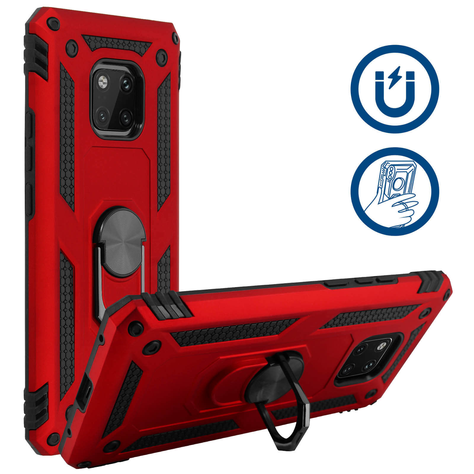 Verco Custodia per Huawei Mate 20, robusta e morbida custodia per Mate