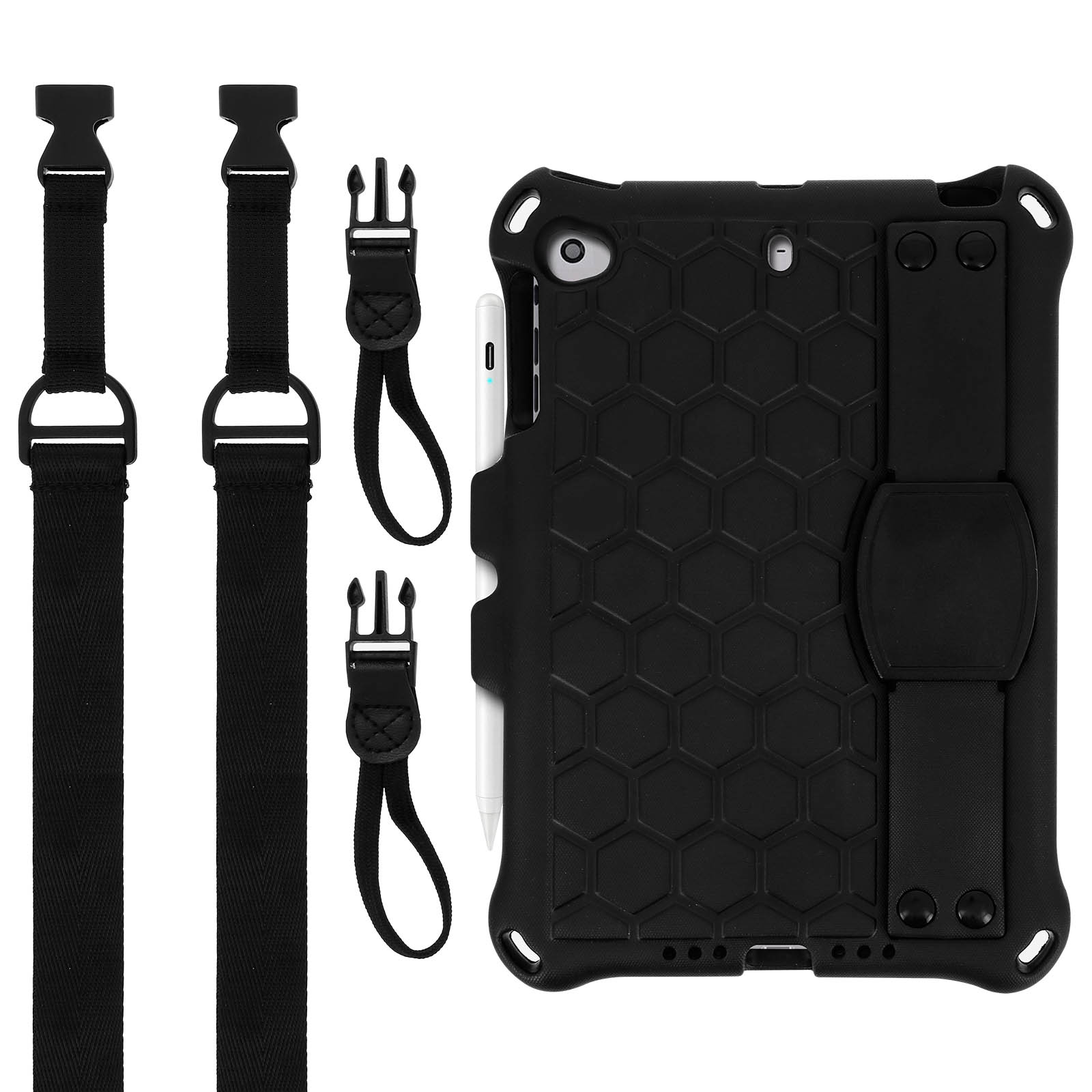 Custodia Per IPad Mini 5 E Mini 4 – Antiurto Con Maniglia E Cavalletto Girevole, Per Bambini, 20,1 Cm - 3