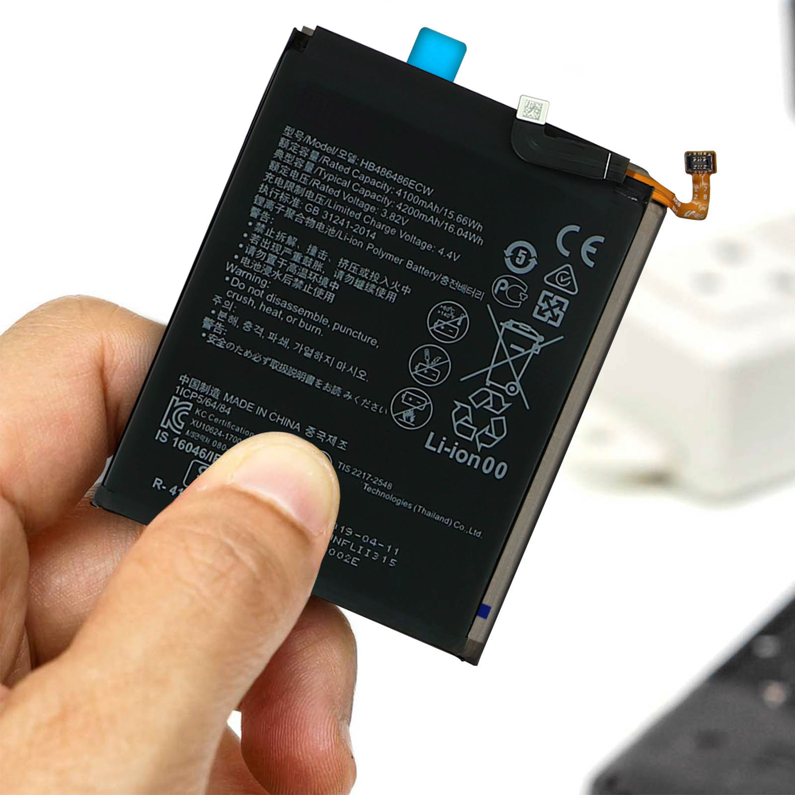 Batterie De Rechange Pour Huawei P30 / P30 Pro / Mate 20 Pro - Référence HB486486ECW, Neuf