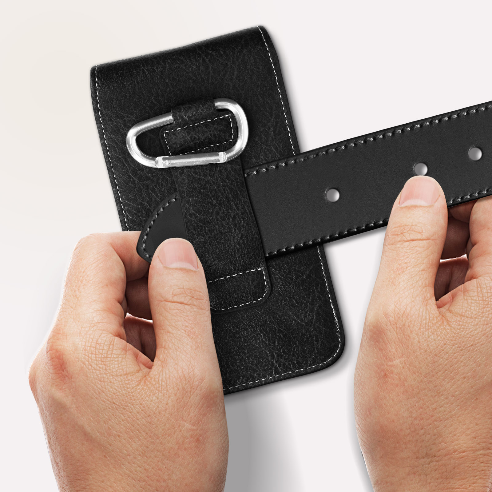 Étui Ceinture Smartphone Makita – Pochette Polyester, Mousqueton + Clip, Cartes, Compatible Strap-Belt, Universel