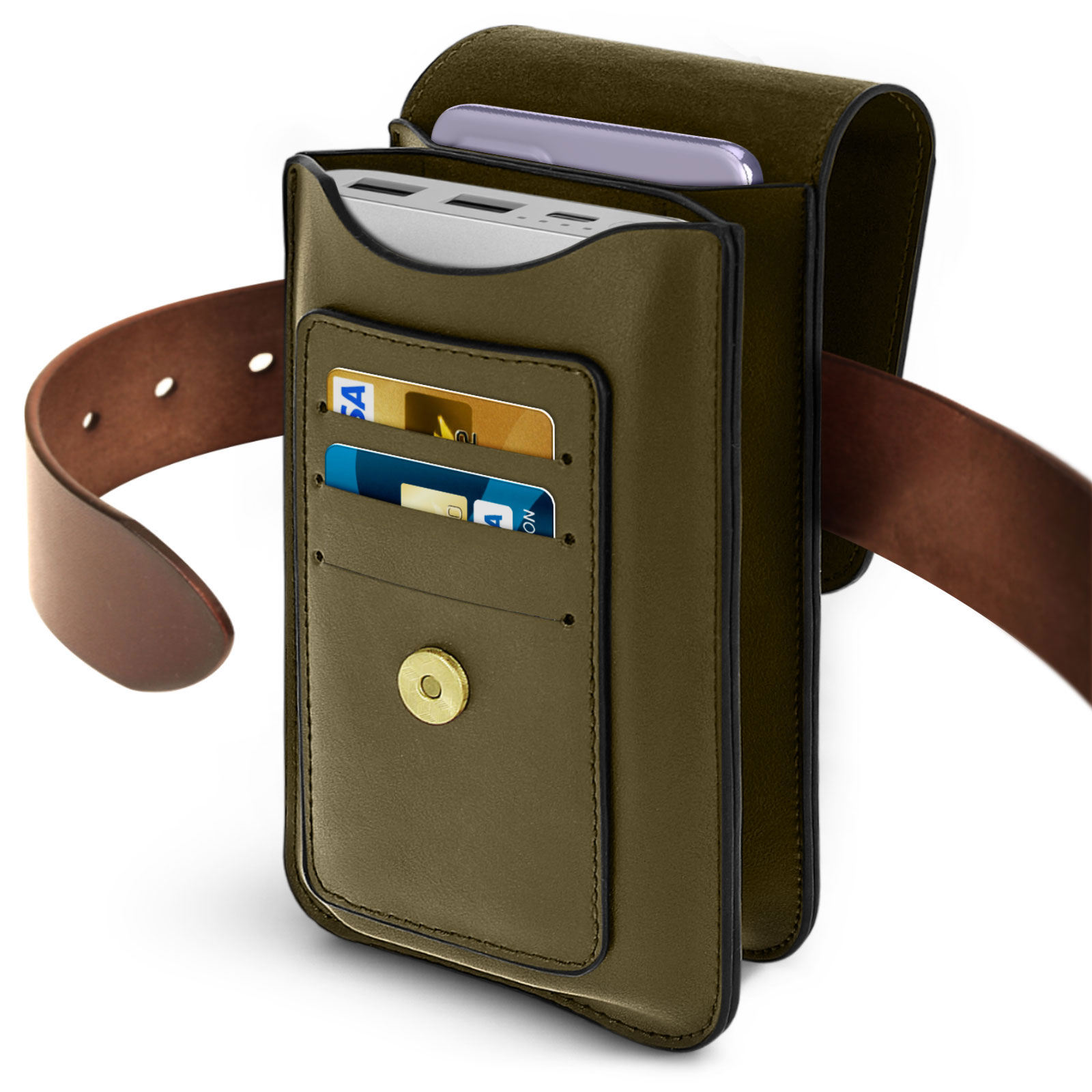 Étui Ceinture Vintage Pour Téléphone - Marque Kameleone - Fabriqué En France - Occasion