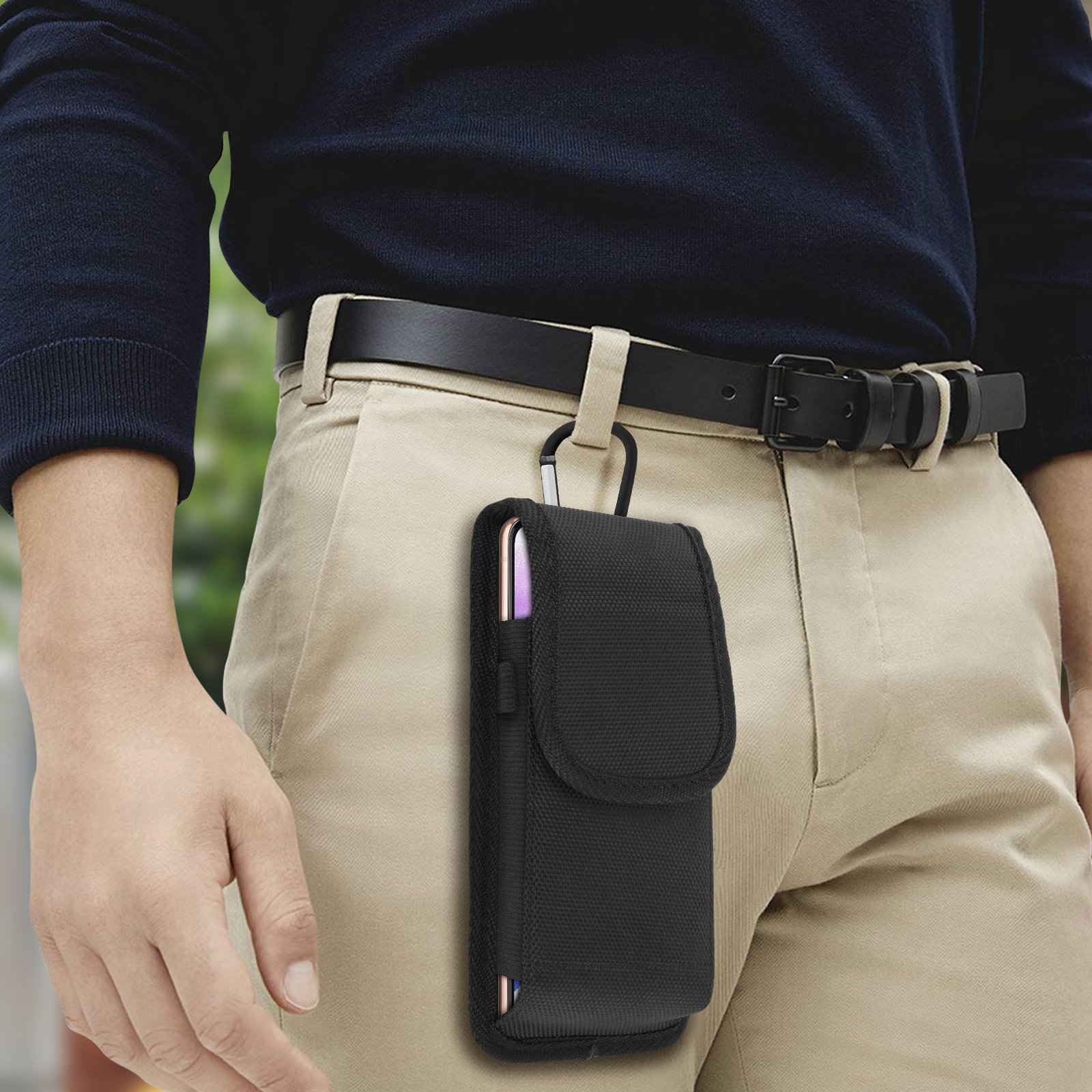 étuis De Ceinture Smartphone Accessoire Sport Mains Libres Sac Banane Téléphone Avec Clip Ceinture - Noir - Parfait Sport Et Voyage étui Randonnée Mains Libres étuis De Ceinture Mobile