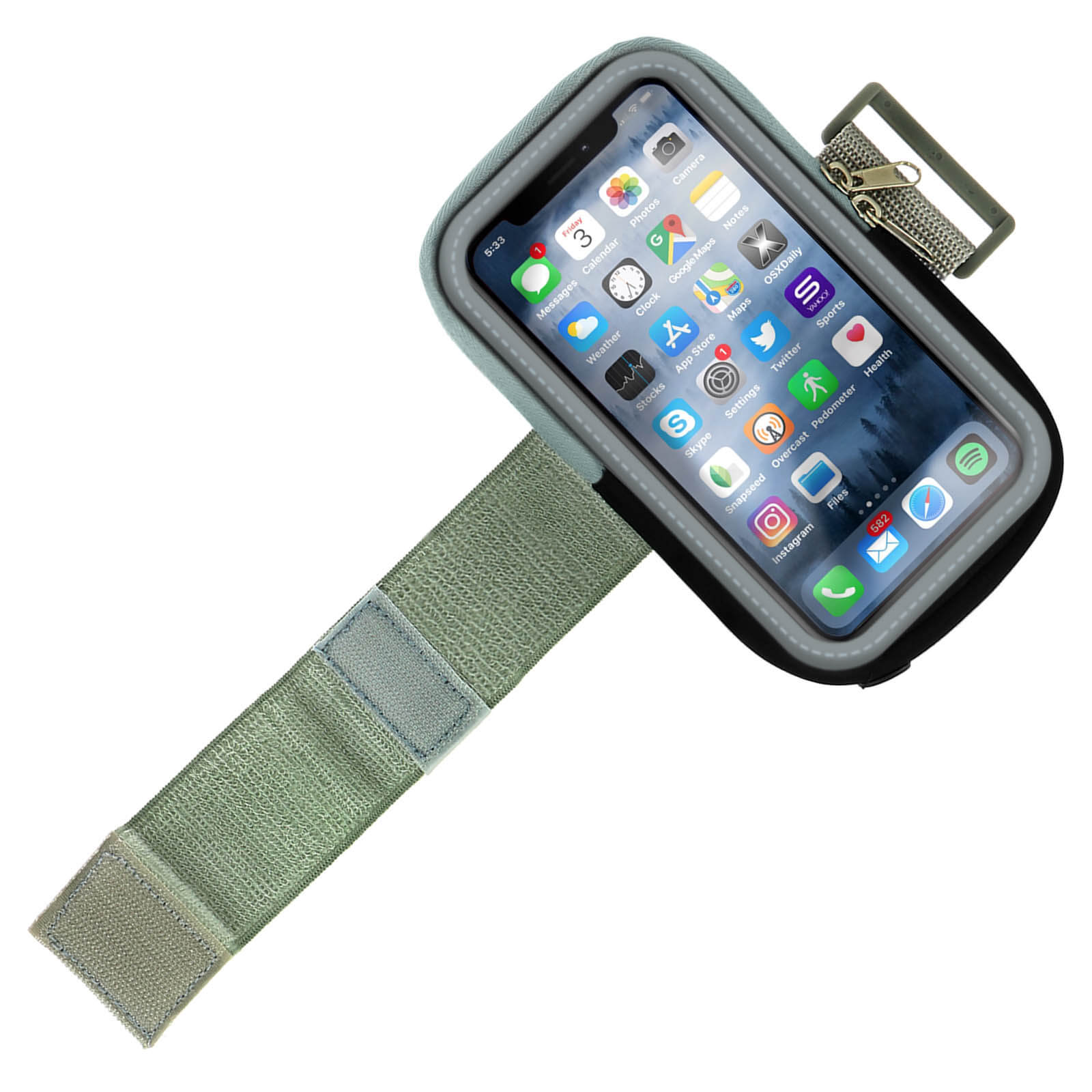 Cellulari Fascia Da Braccio Palestra Supporto Sport Corsa Stemma Staccabile Case - Foto 5