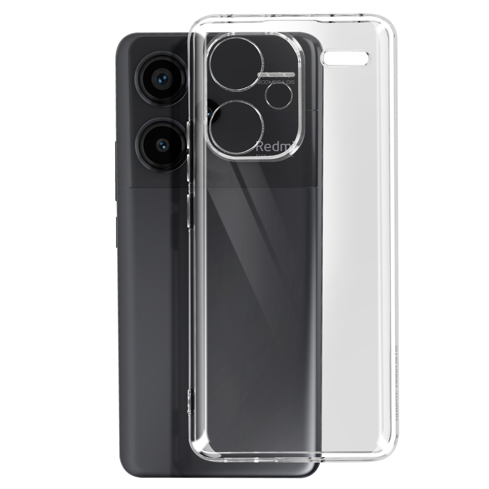 Handyhülle Für Xiaomi Redmi Note 13 Pro Plus 5G – Transparent, Magnetisch, Mit Kratzfester PC-Rückseite & TPU-Rahmen