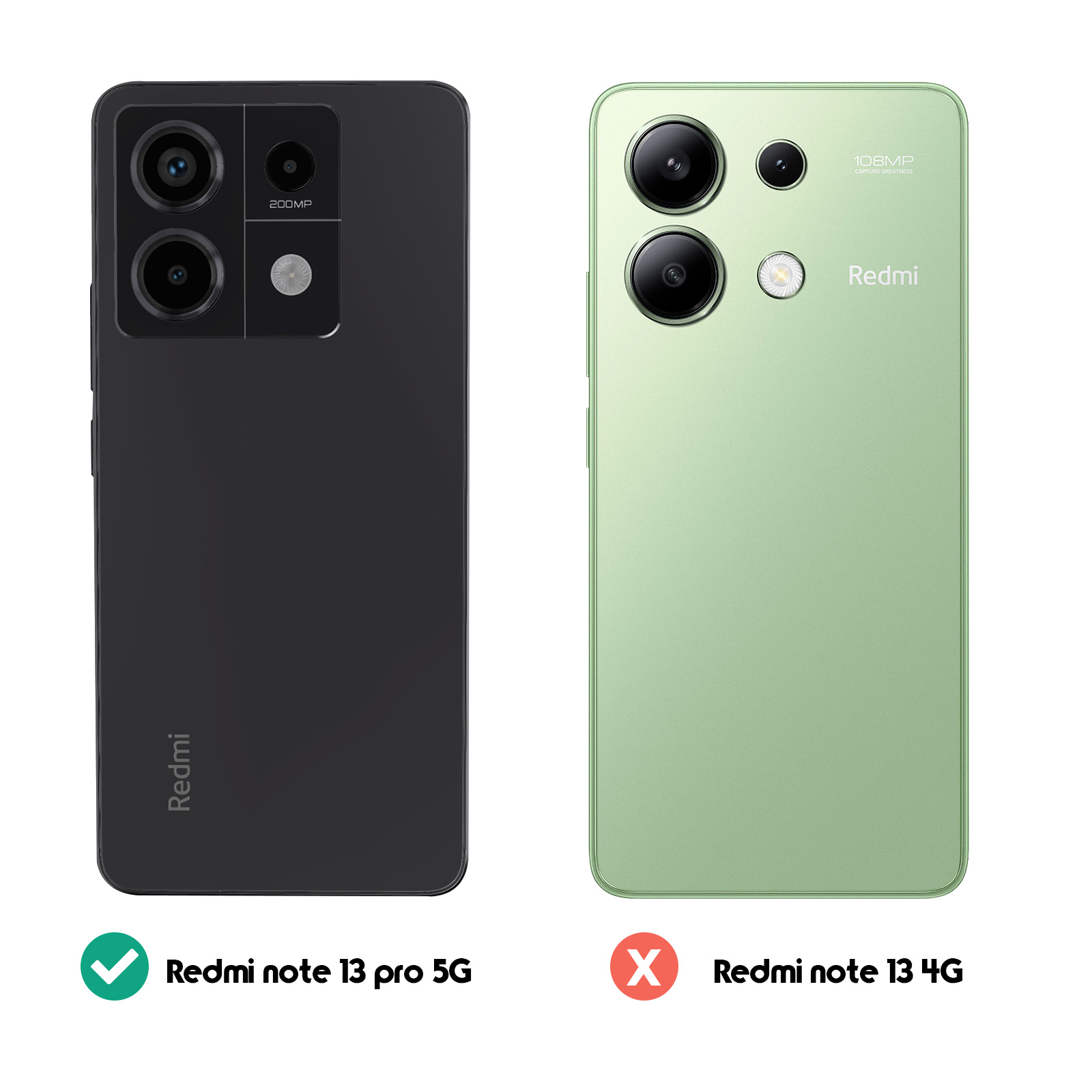 Cover trasparente per Xiaomi Redmi Note 13 Pro 5G silicone flessibile - Italiano