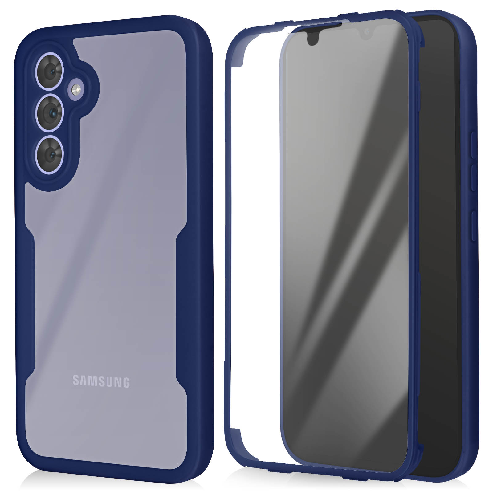 Custodia Trasparente Unov Per Samsung Galaxy A34 5G - Morbida TPU Con Motivo In Rilievo Great Wave - Protezione Antiurto Sottile
