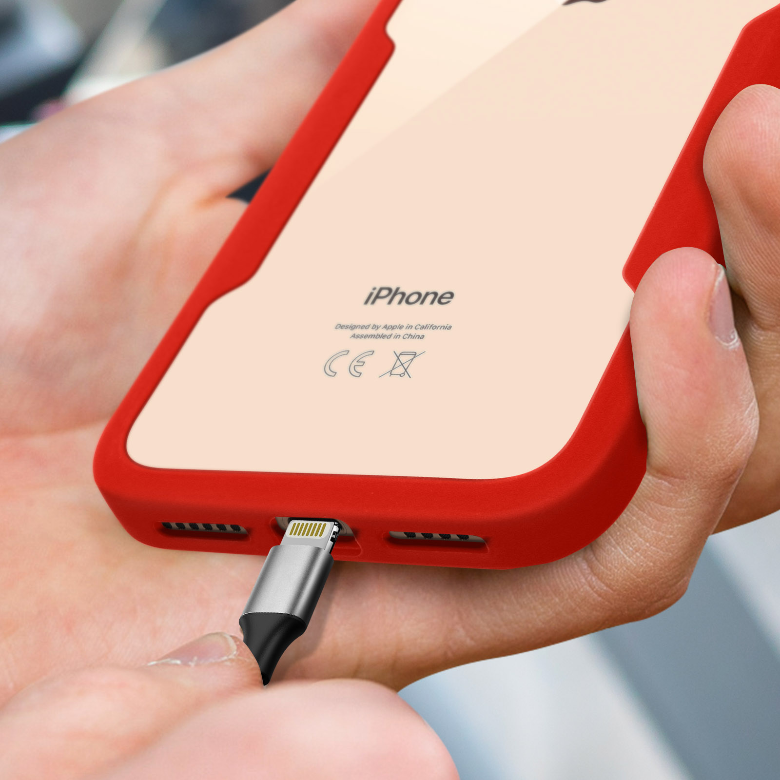Custodia AICase 360° Per IPhone XS Max – Protezione Integrale Con Paraschizzi E Supporto Ricarica Wireless - 6