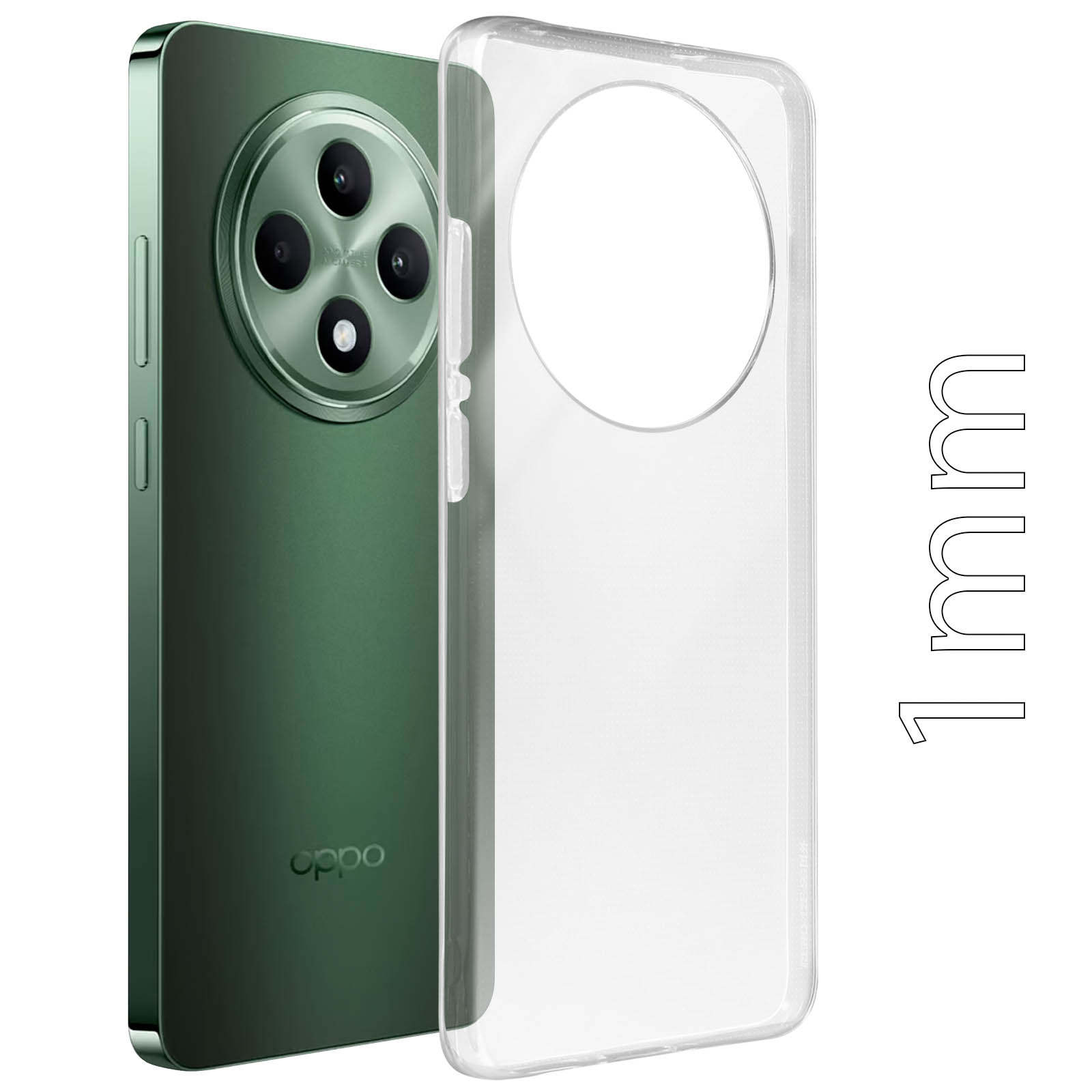 CADORABO Custodia con chiusura magnetica, Copertina, Oppo, A12, Rosso Mela
