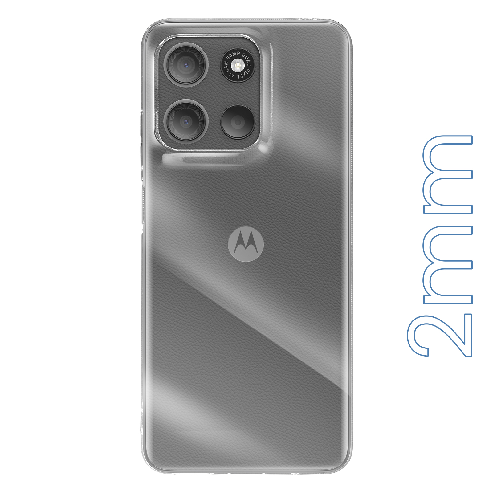 Custodia Per Motorola Moto E20 | Cover In TPU Morbido Con Angoli Rinforzati, Antiurto, Colori Vivaci, Bumper Sottile - 4