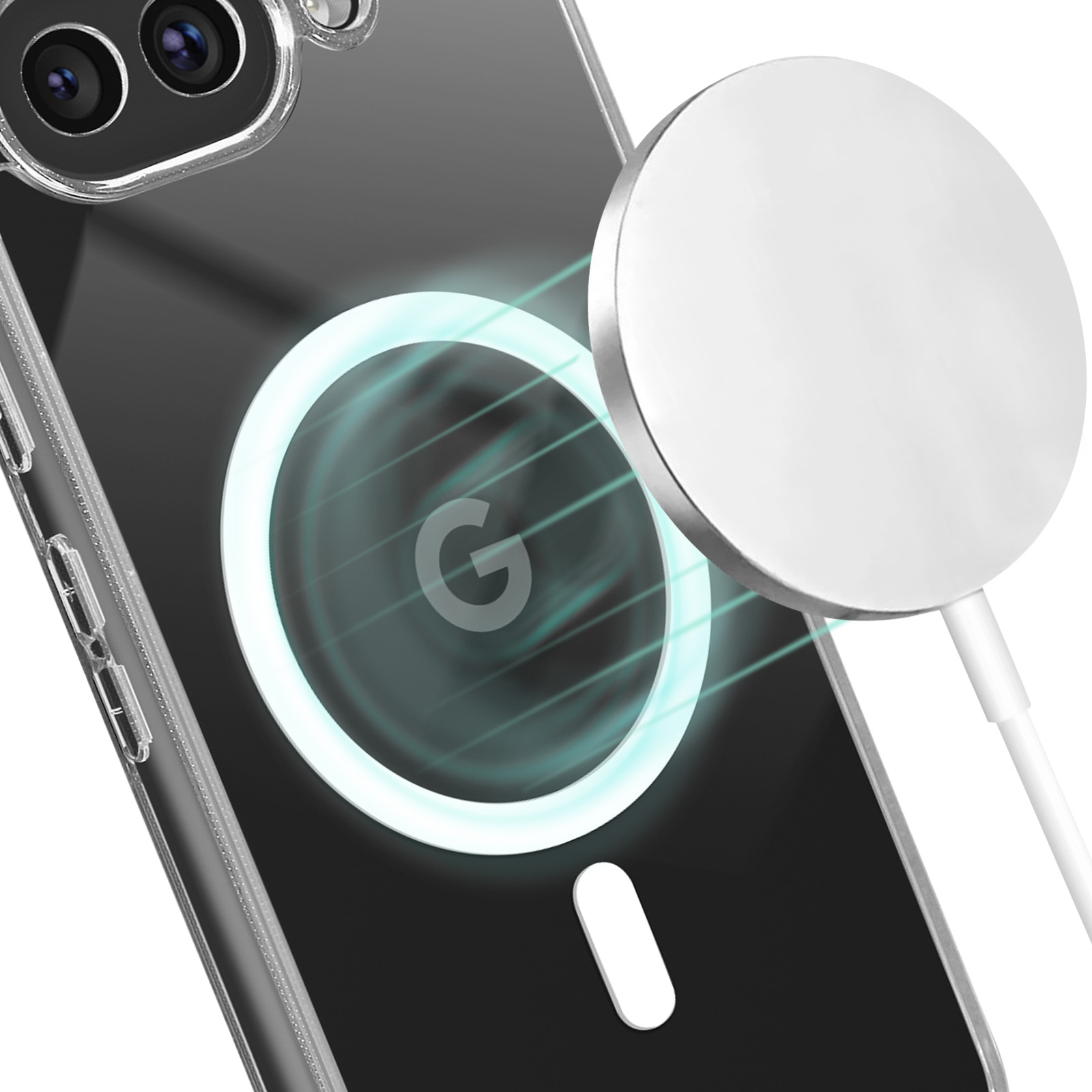 Custodia di Lusso con Anello Porta Telefono Sottile per Google Pixel 9A