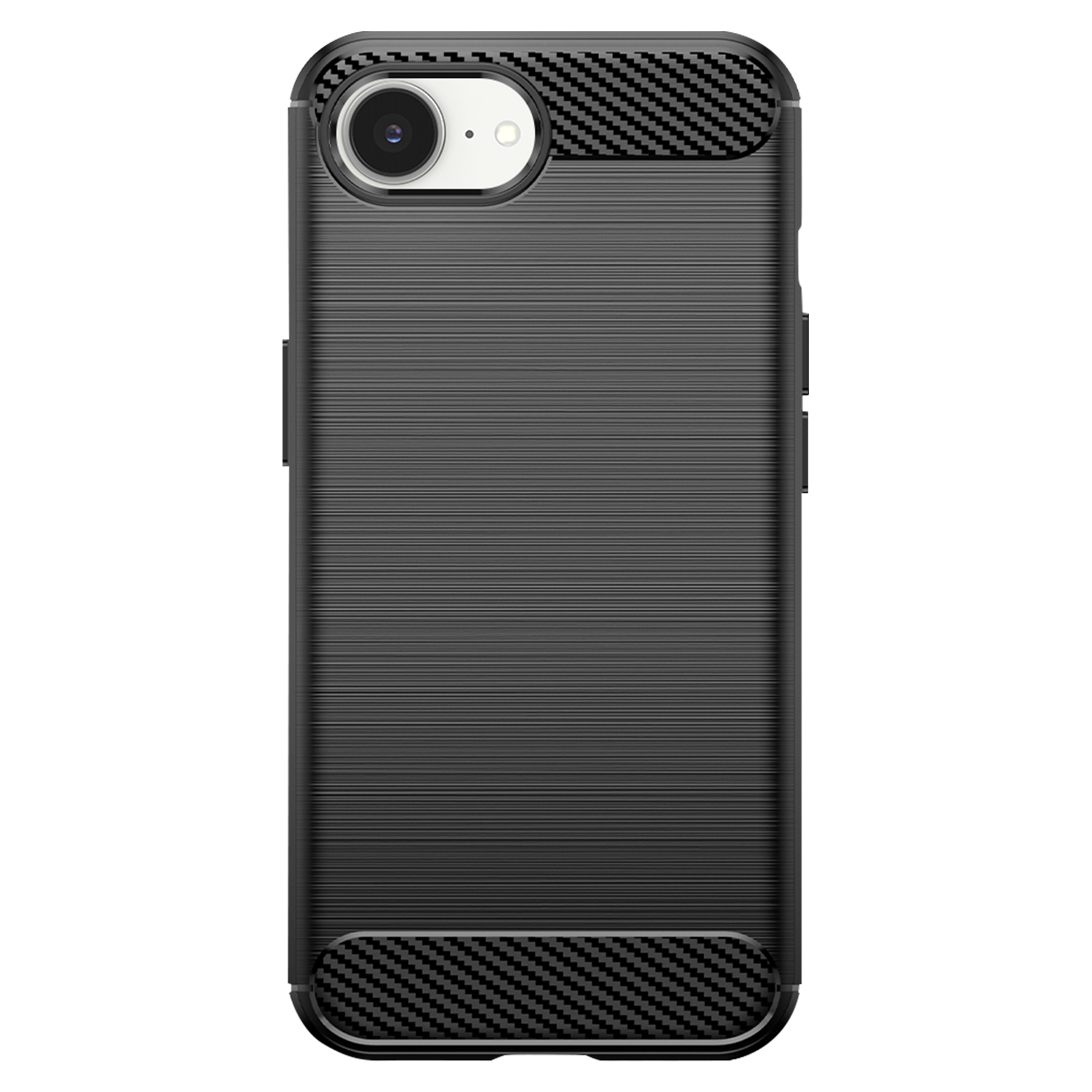 Custodia per iPhone 16e, in carbonio con pellicola protettiva