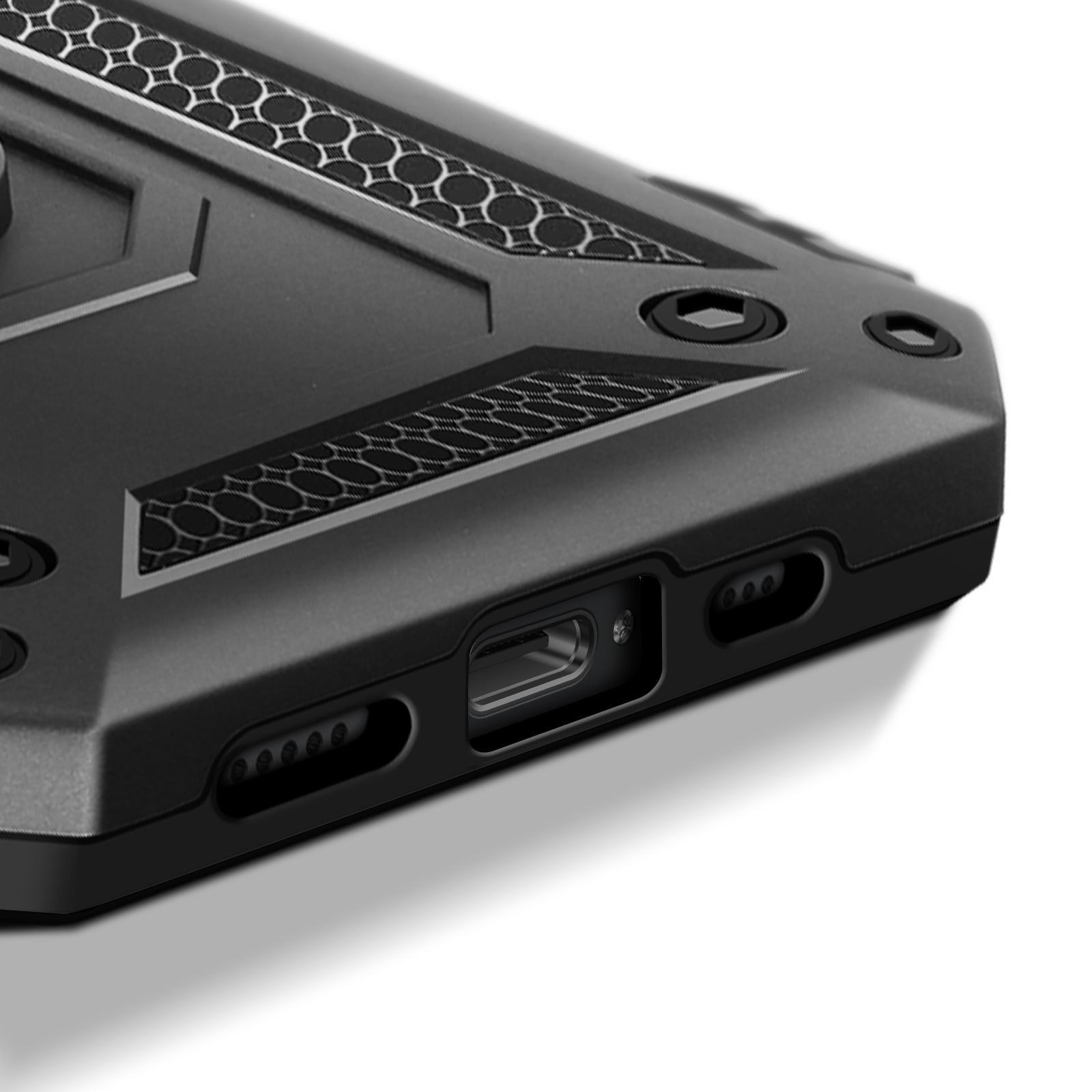 ENCASED Custodia Per IPhone 16 Con Anello Magnetico Rotante (MagSafe) – Paraurti In TPU Traslucido, Nero - 4
