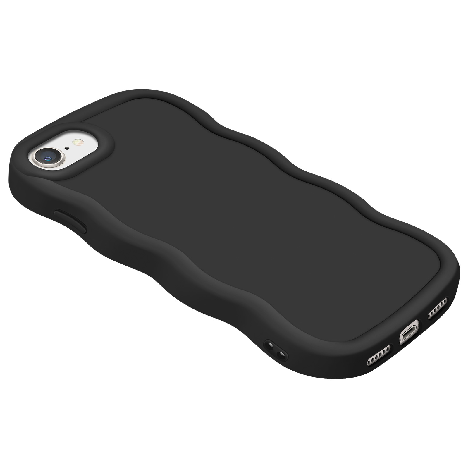 Nillkin Custodia CamShield Per IPhone SE 2020 / IPhone 7/8 - Cover Con Anello Porta Cell E Sportellino Scorrevole Per Fotocamera - Nero - 2