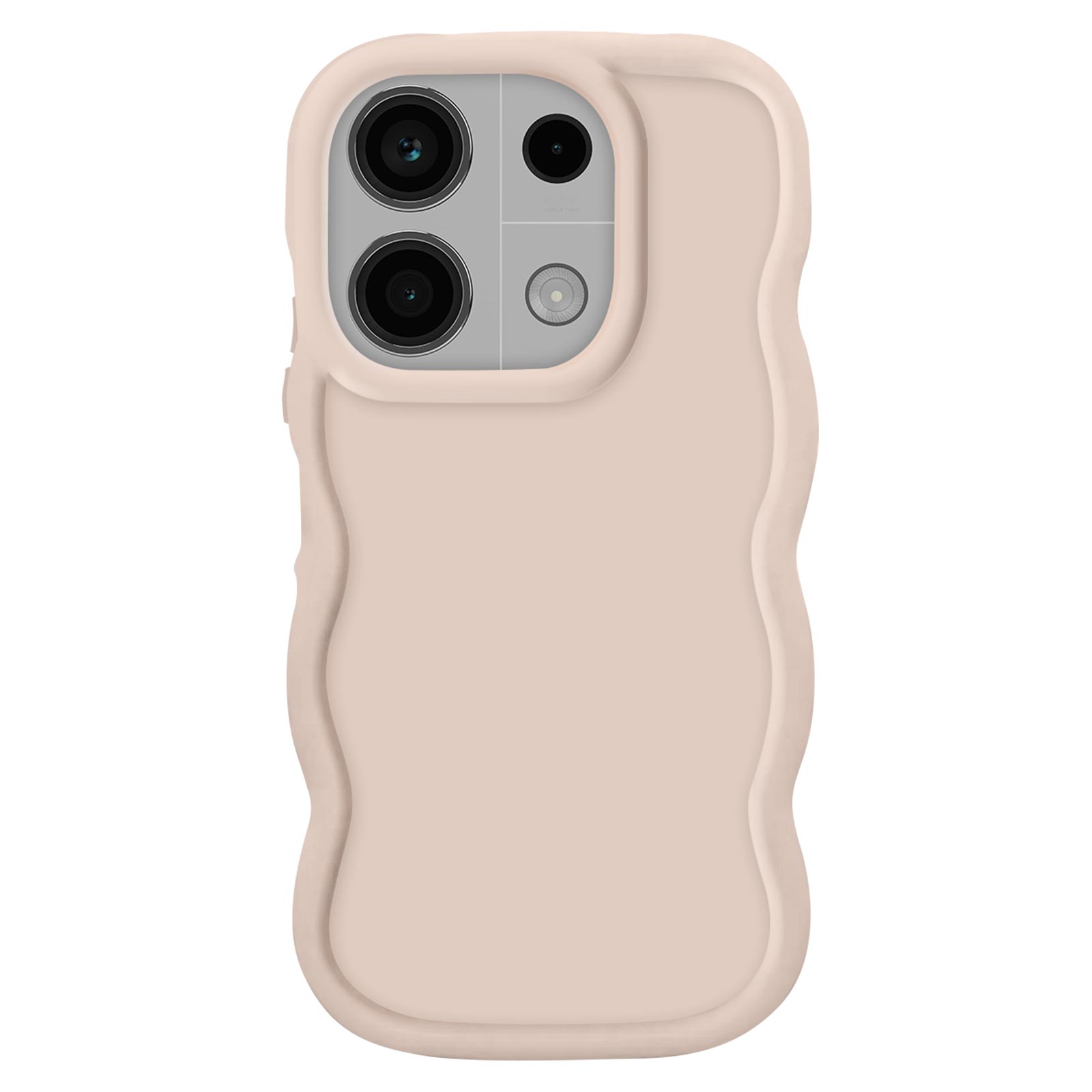 JOYTAG cover per Xiaomi Redmi Note 10 4G/Note 10S Rose Gold Custodia con Privacy Pellicola Protettiva Vetro Temperato
