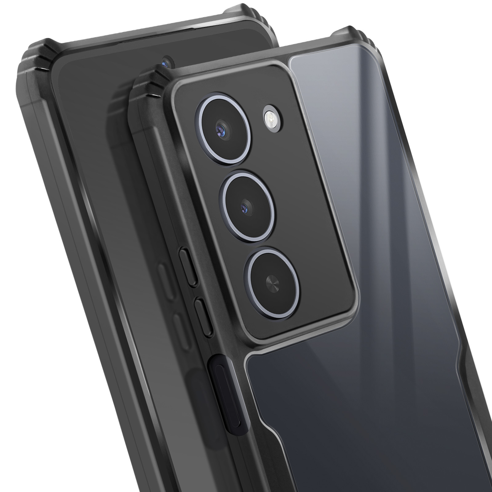 Cover Sottile Per Realme C75 SEAHAI Cover Per Realme 14X 5G / Realme C75 4G, Custodia Protettiva Ultra Sottile Ed Elegante In Silicone TPU, Vetro A Colori Sfumato AntiGraffio Custodia Realme C75