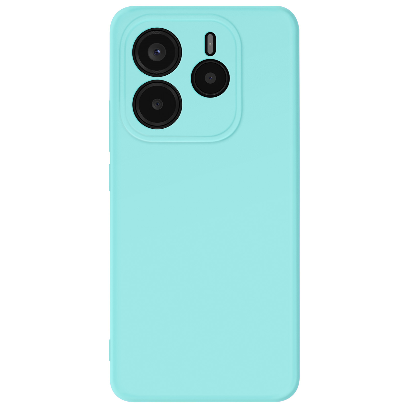 Dedux Custodia Cover per Xiaomi Redmi Note 14 PRO Plus 5G / Redmi Note 14 PRO+, Custodia in Vetro Temperato a Colori Sfumati + Protettivo TPU Case Cover (Blu/Nero