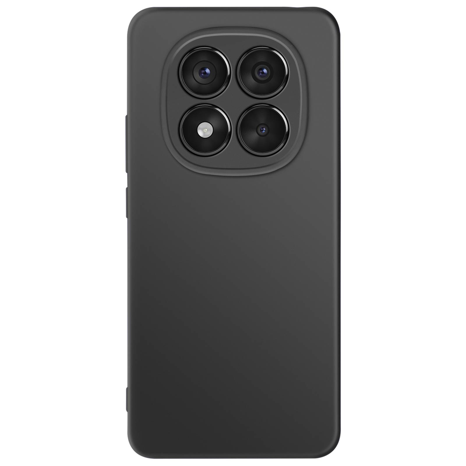 DERHAN Cover per Xiaomi Redmi Note 14 Pro Plus 5G, Custodia Antiurto con Copertura per Fotocamera e Supporto - Nero