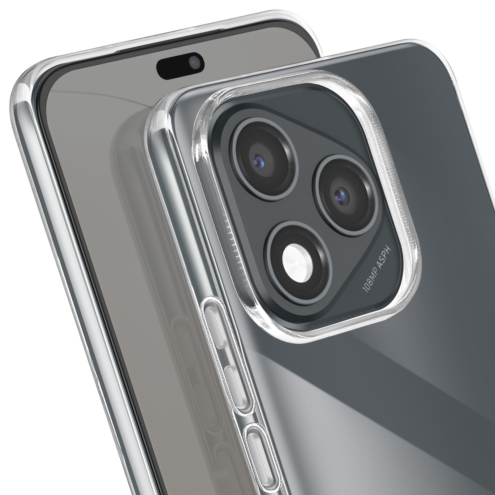 Auotu Custodia Case with protezione della lente Soft TPU Silicone Custodiar Protettiva Cover Per DOOGEE V MAX S 5G Smartphone (Nero