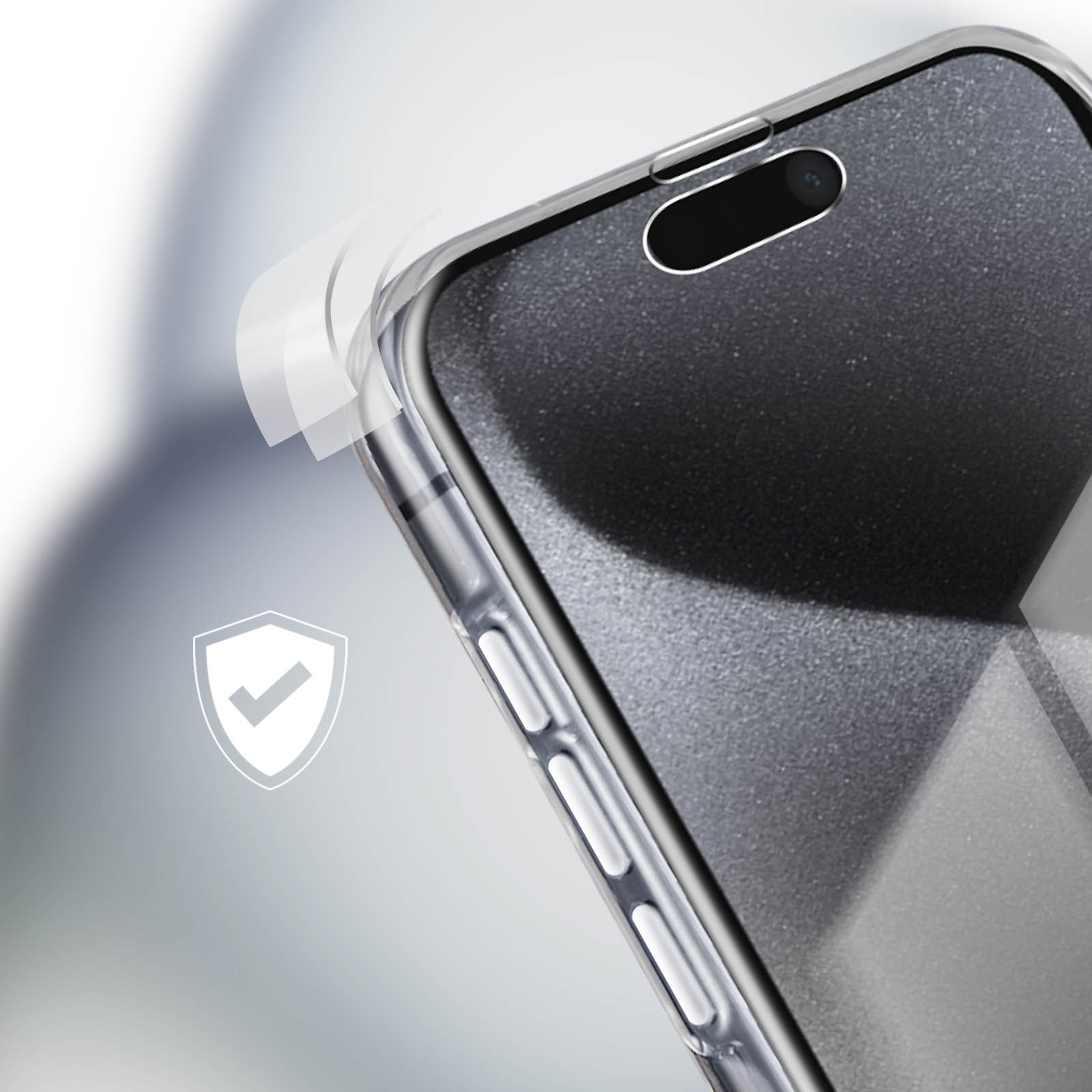 Custodia Trasparente Per IPhone 15 Pro 6,1 Pollici, Con Design Girasole, TPU Anti-graffio E Antiurto - 2