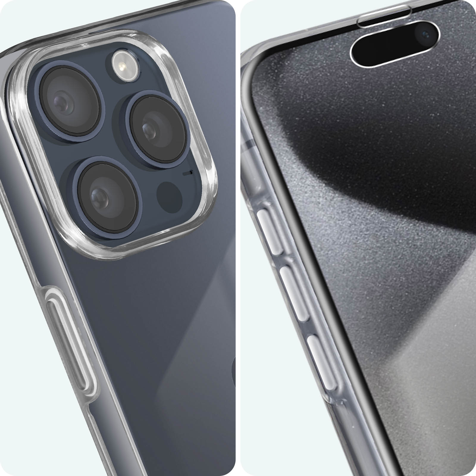 Custodia Trasparente Per IPhone 15 Pro 6,1" Con Girasole - TPU Anti Graffio, Design Elegante